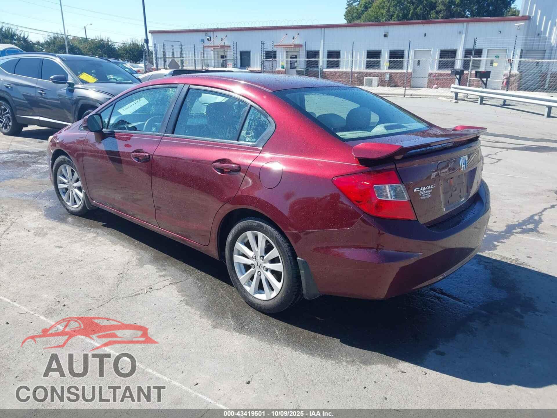 HONDA CIVIC 2012 - 2HGFB2F84CH534780