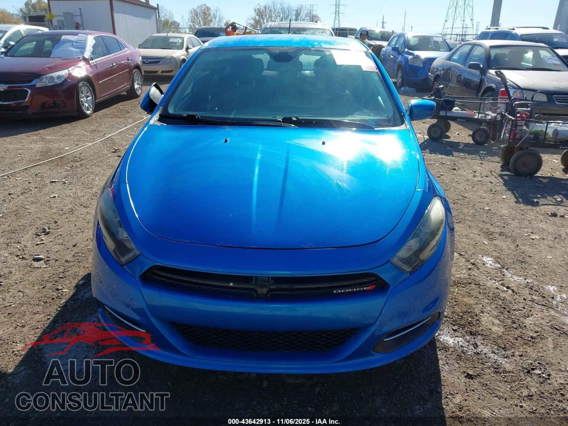 DODGE DART 2015 - 1C3CDFBB0FD346039
