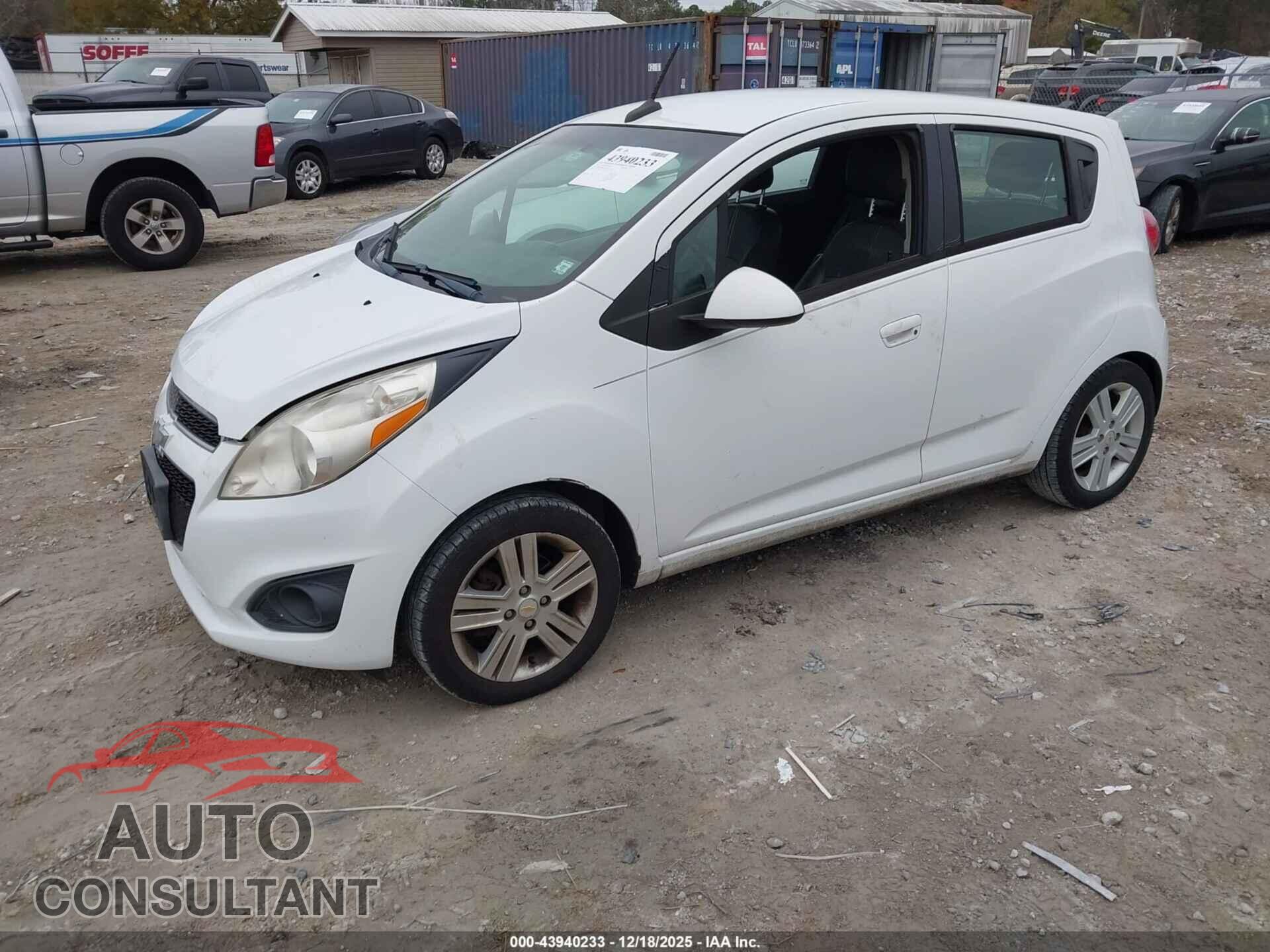 CHEVROLET SPARK 2013 - KL8CA6S94DC599166