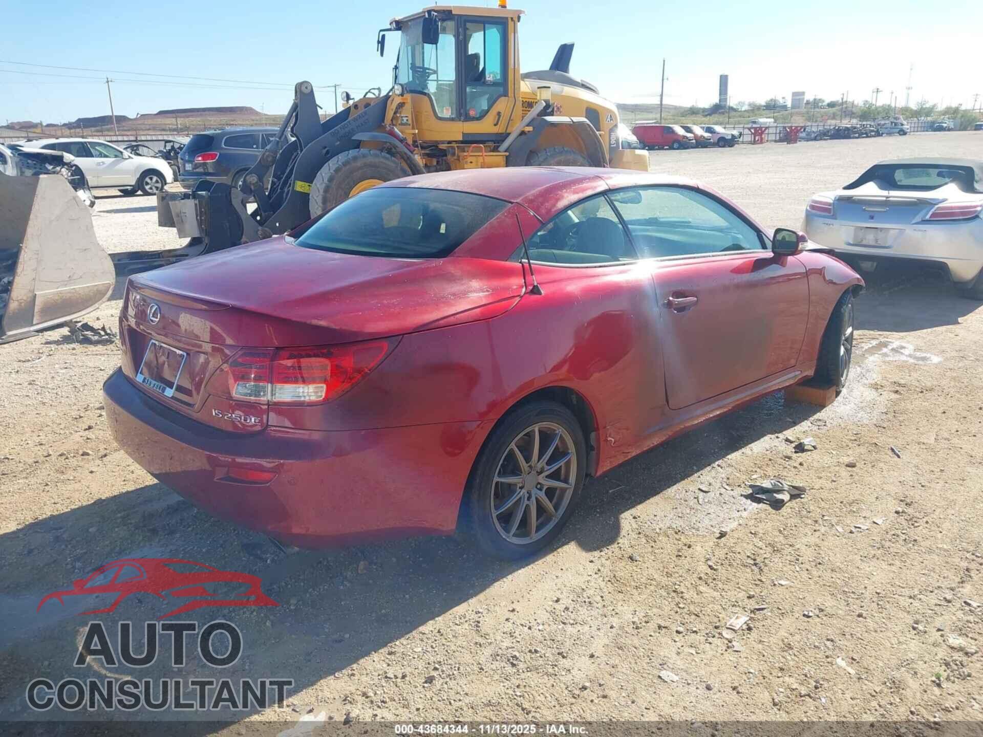 LEXUS IS 250C 2014 - JTHFF2C27E2530672