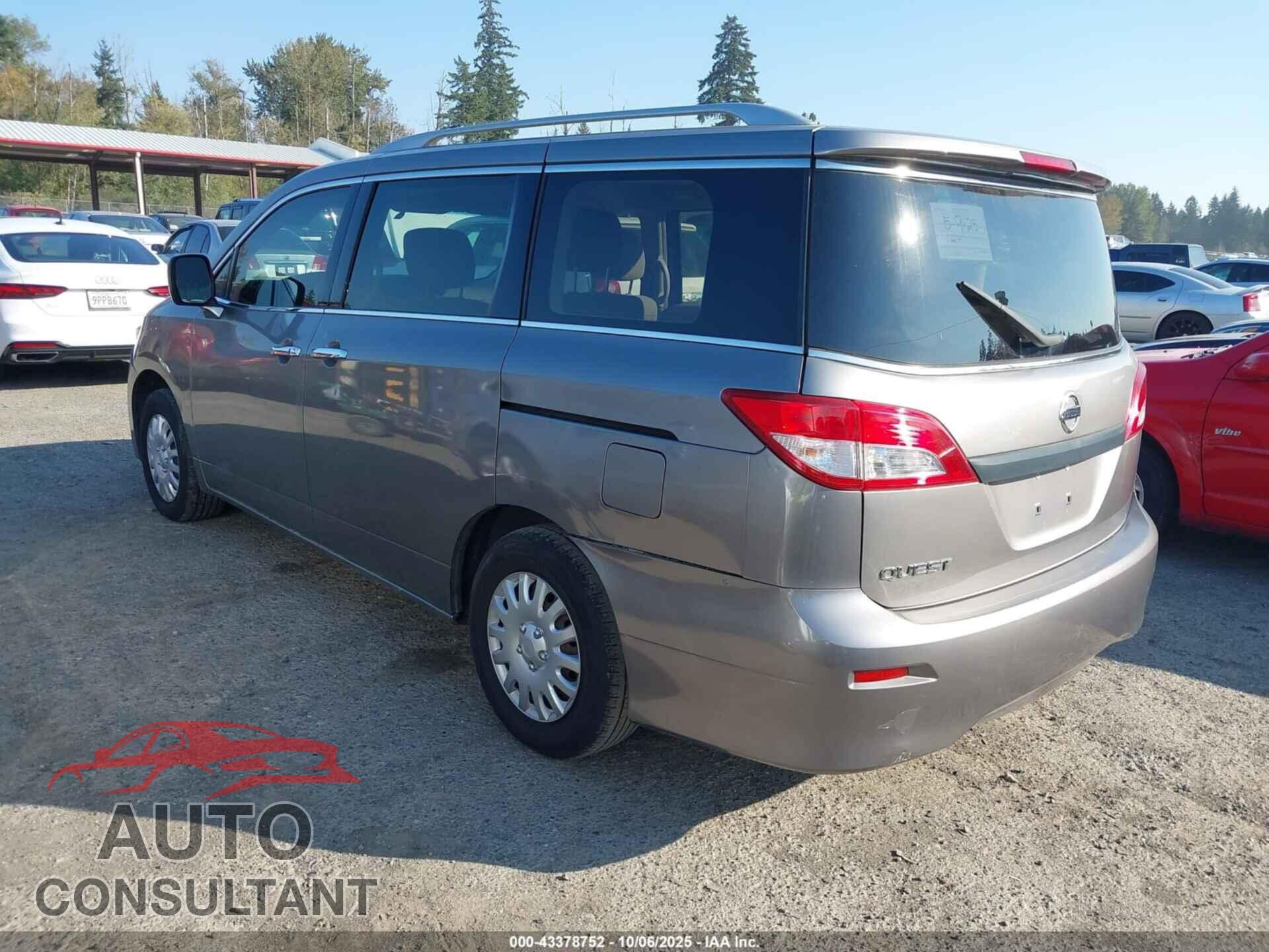NISSAN QUEST 2013 - JN8AE2KP3D9071663