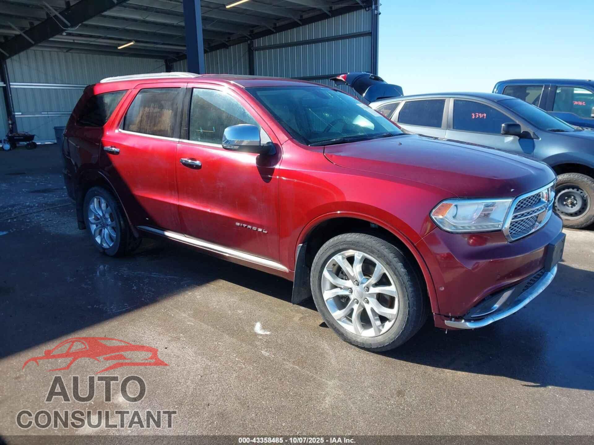 DODGE DURANGO 2018 - 1C4RDJEG1JC497924