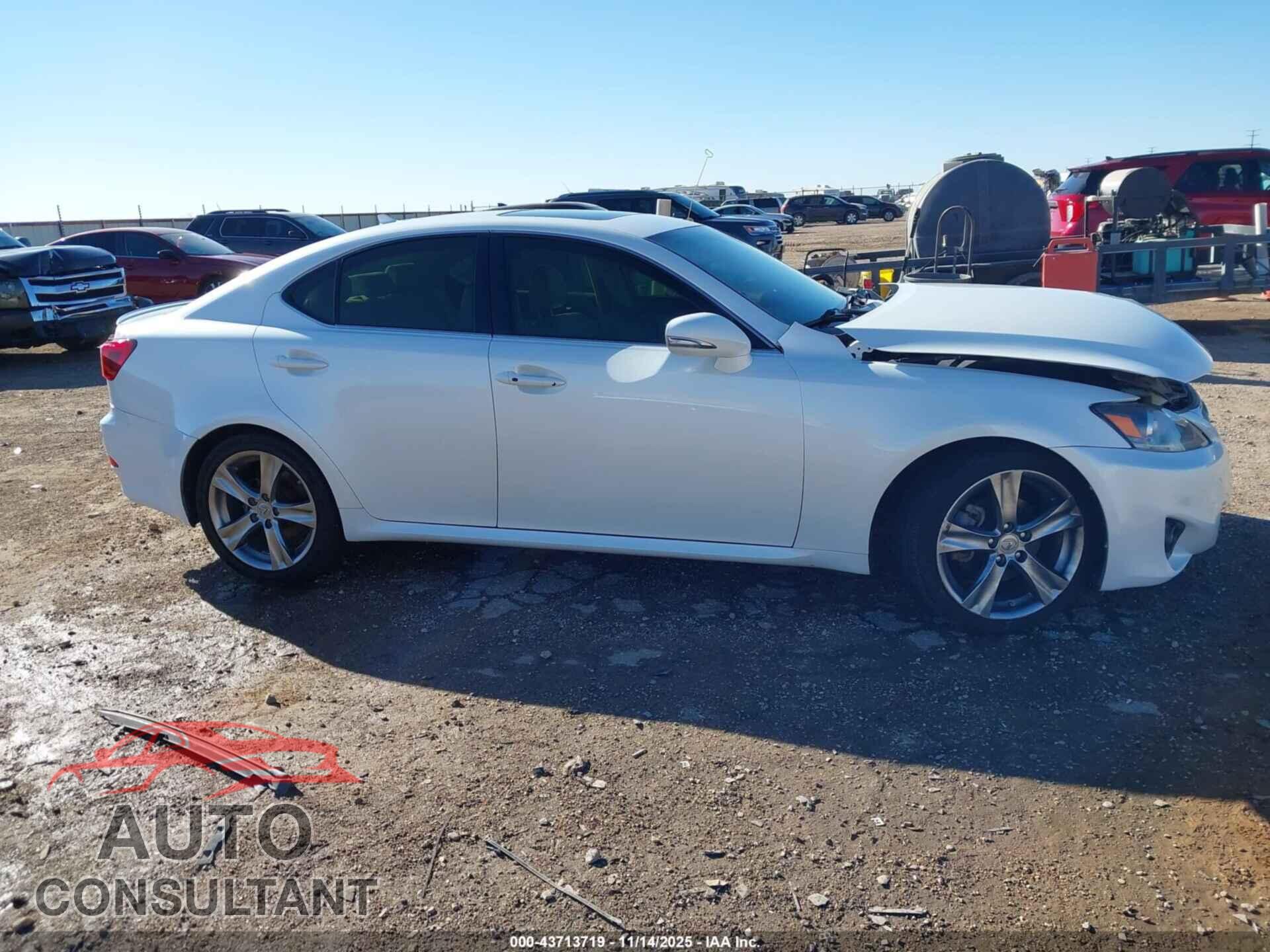 LEXUS IS 250 2012 - JTHBF5C29C5182935