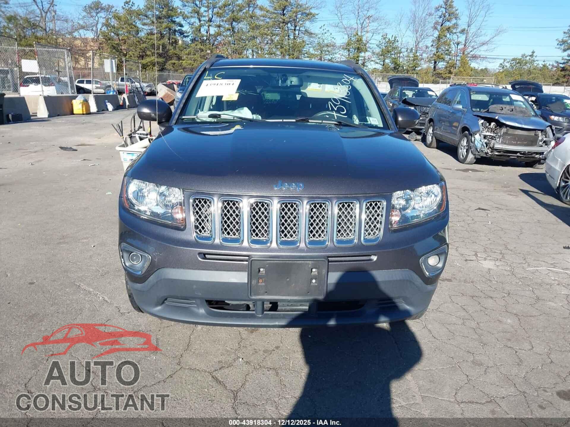 JEEP COMPASS 2017 - 1C4NJDEB6HD125304