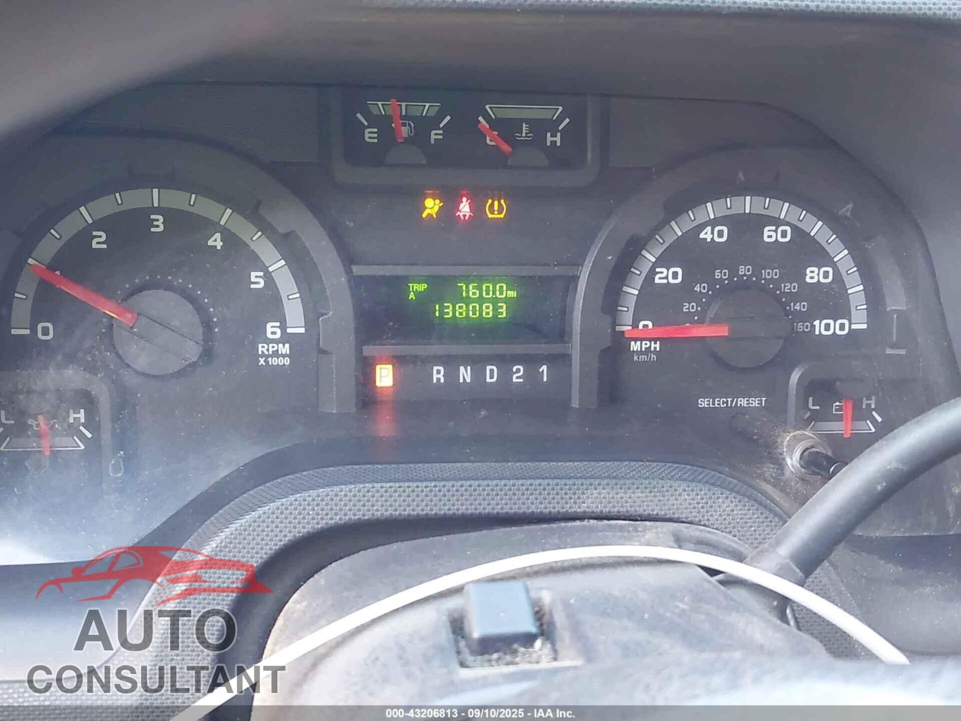 FORD E-150 2009 - 1FTNE14W89DA76499