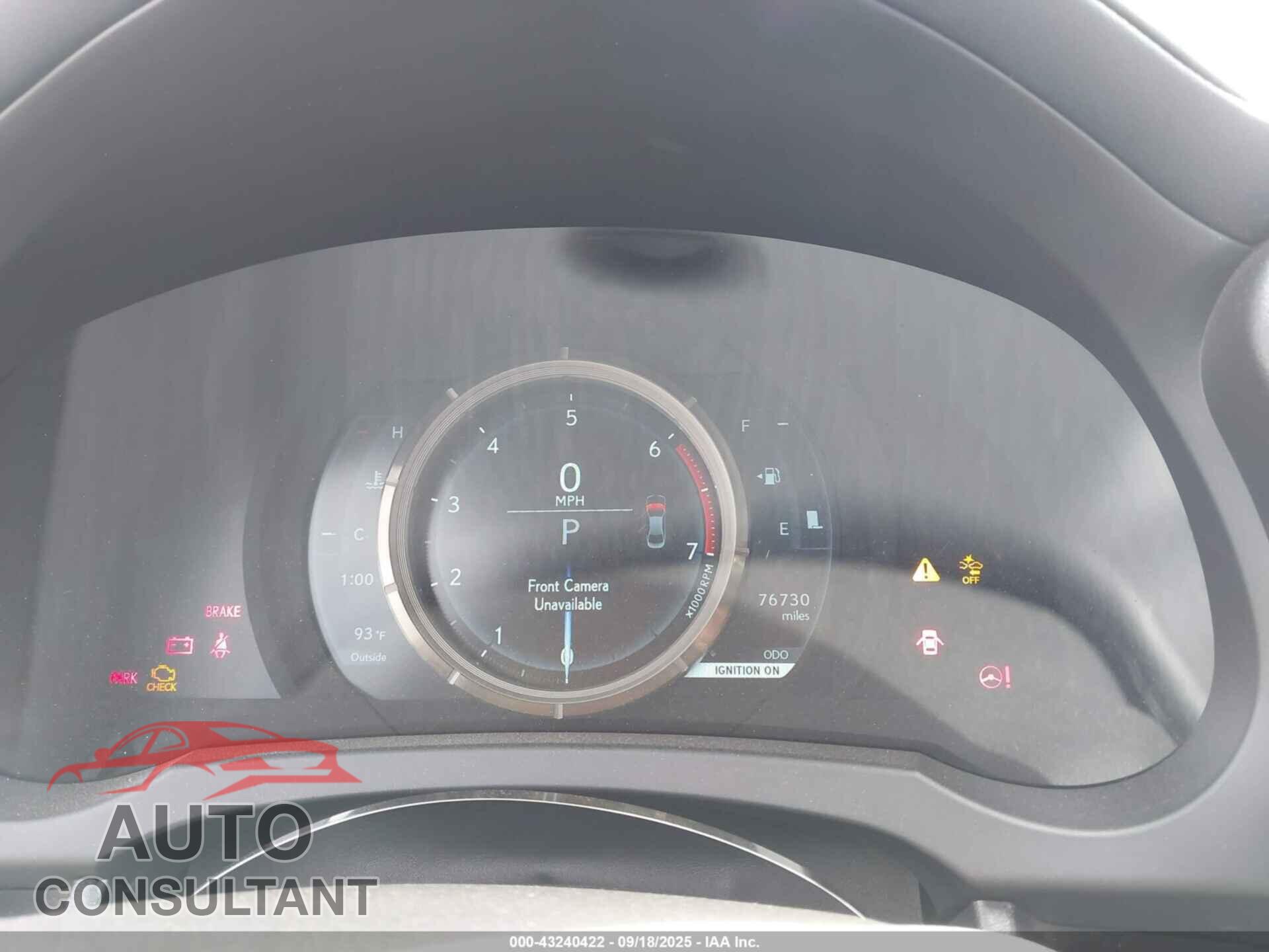 LEXUS IS 300 2019 - JTHBA1D26K5099628