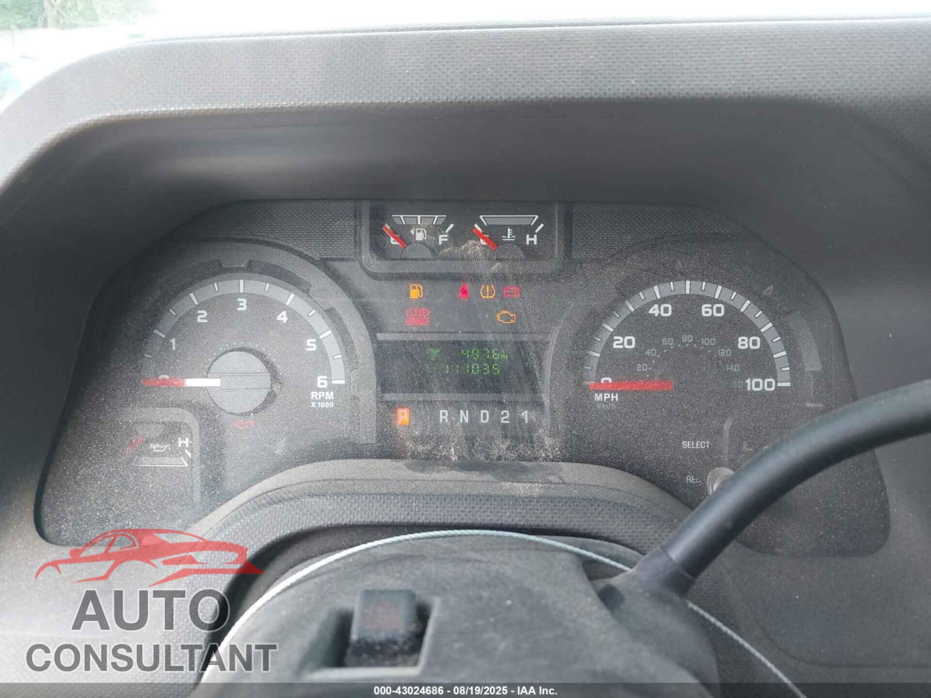 FORD E-150 2012 - 1FTNE1EW0CDB16726