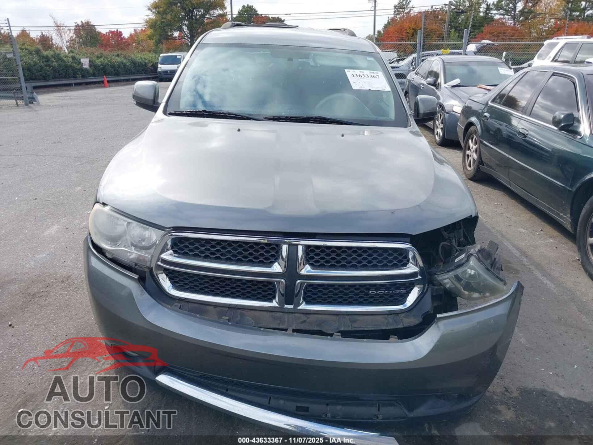 DODGE DURANGO 2012 - 1C4RDHDG4CC113583