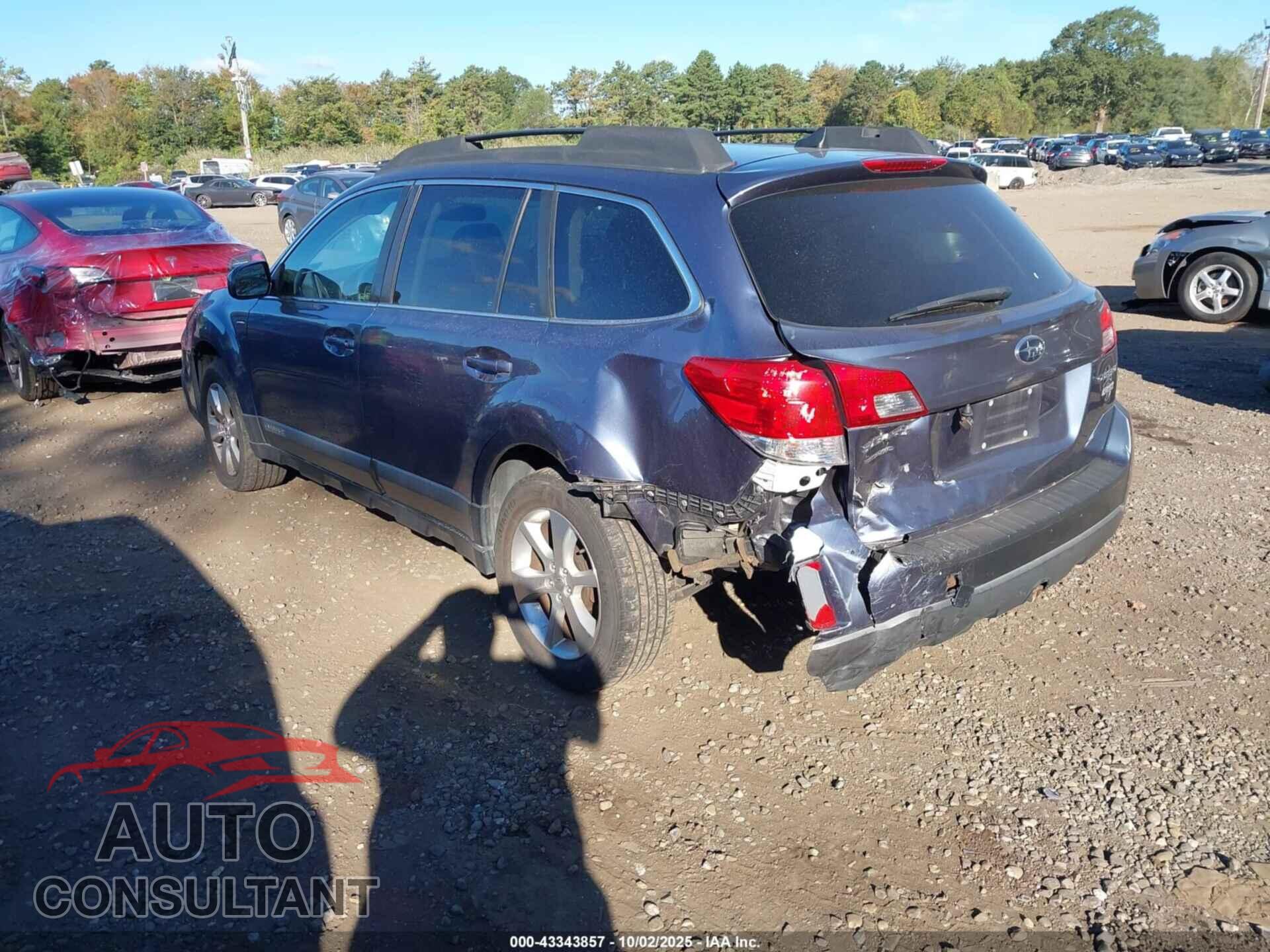 SUBARU OUTBACK 2014 - 4S4BRBLC8E3307644