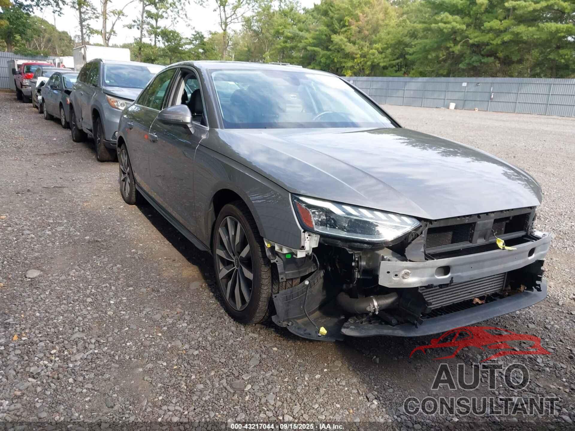 AUDI A4 2022 - WAUBBAF41NN009512