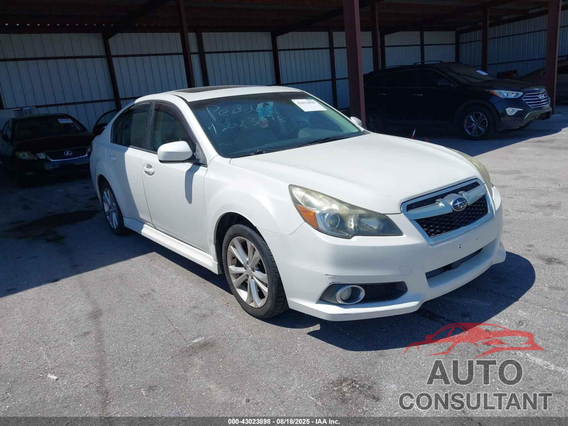 SUBARU LEGACY 2013 - 4S3BMGJ6XD2D48992