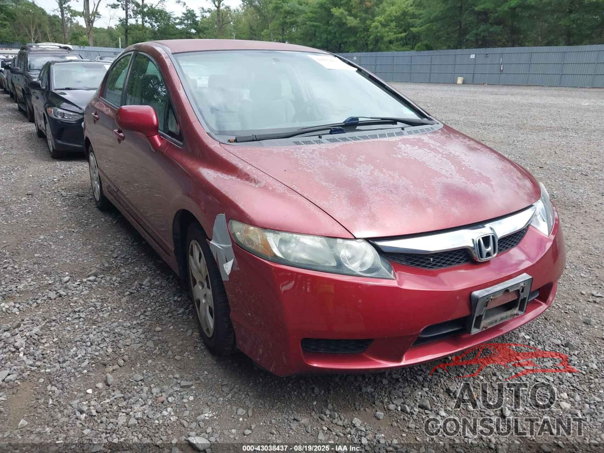 HONDA CIVIC 2010 - 2HGFA1F51AH542836