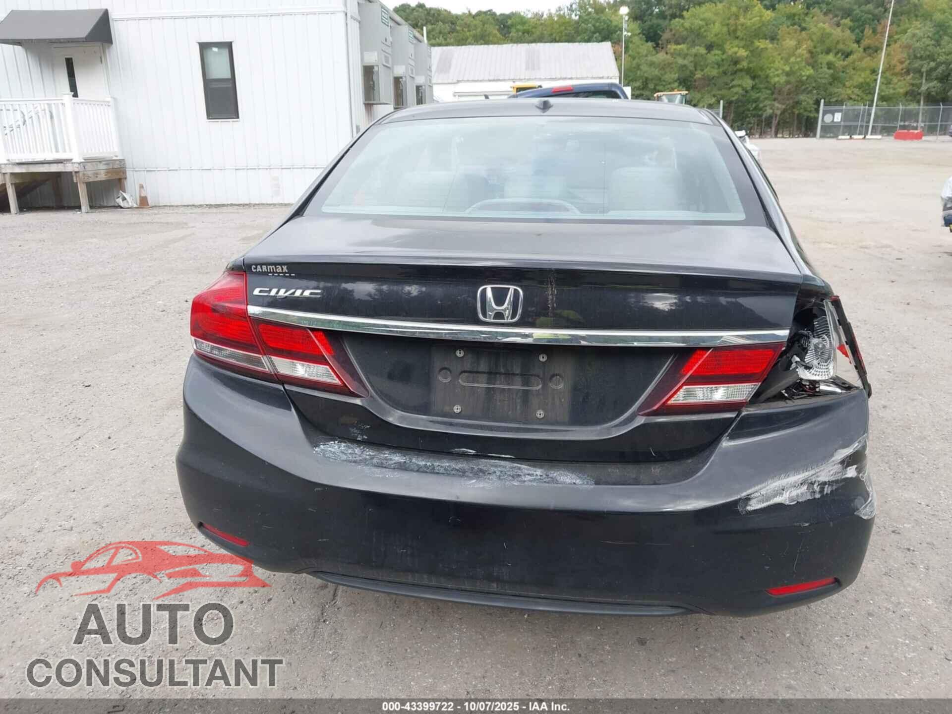 HONDA CIVIC 2013 - 19XFB2F94DE252871
