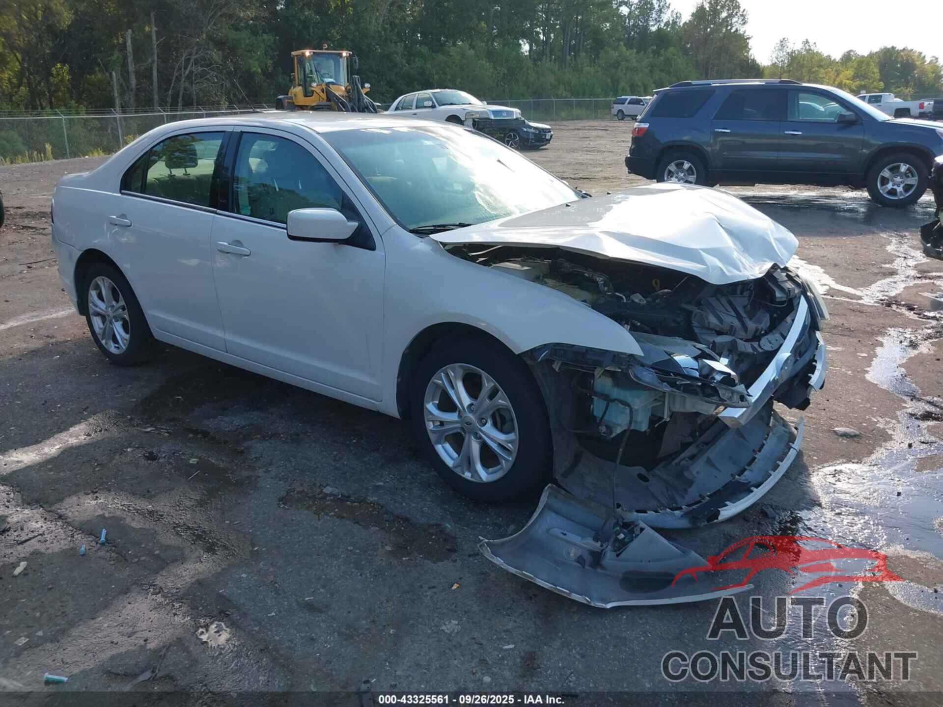 FORD FUSION 2012 - 3FAHP0HG2CR342897