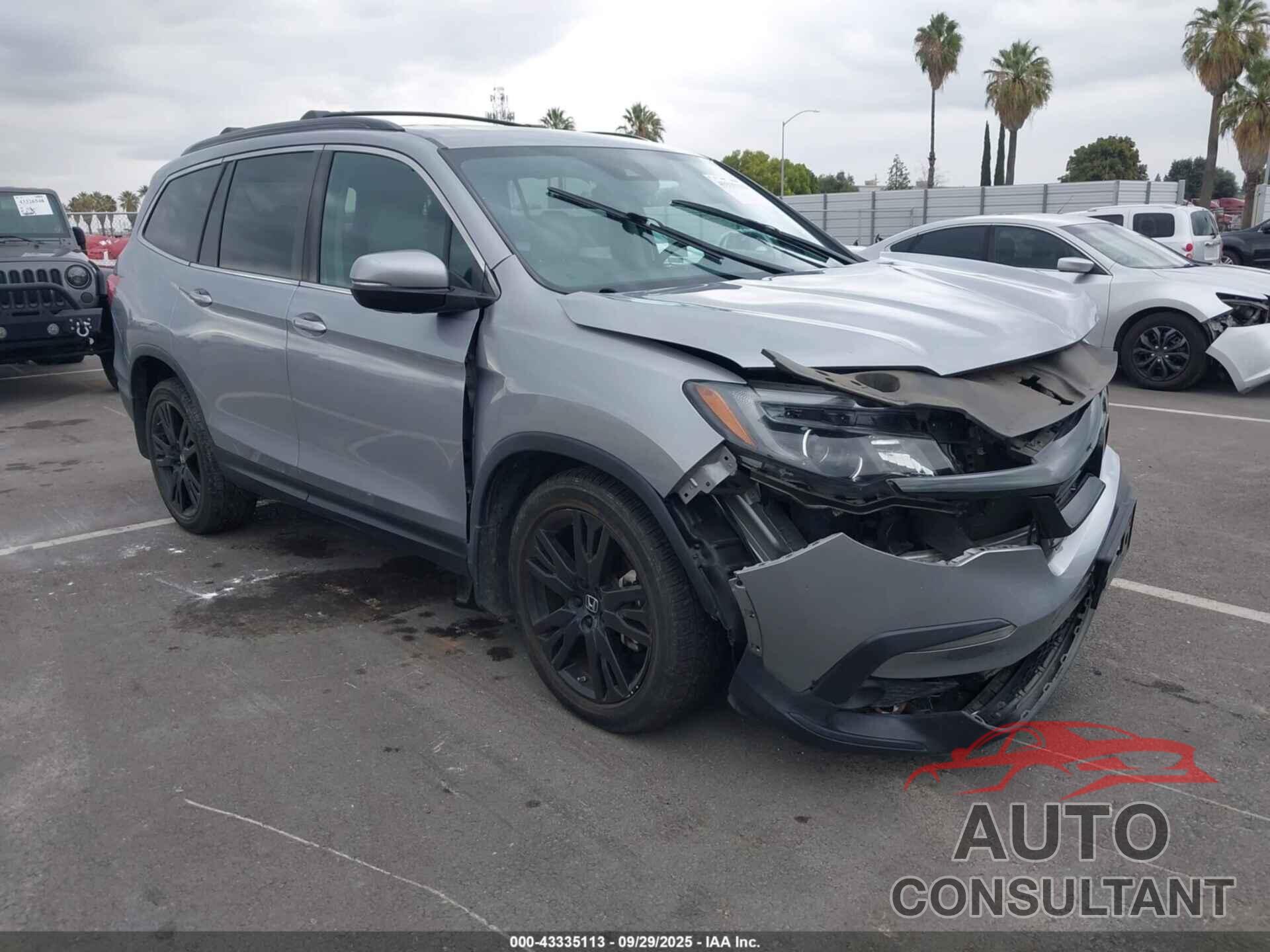 HONDA PILOT 2022 - 5FNYF6H22NB072210
