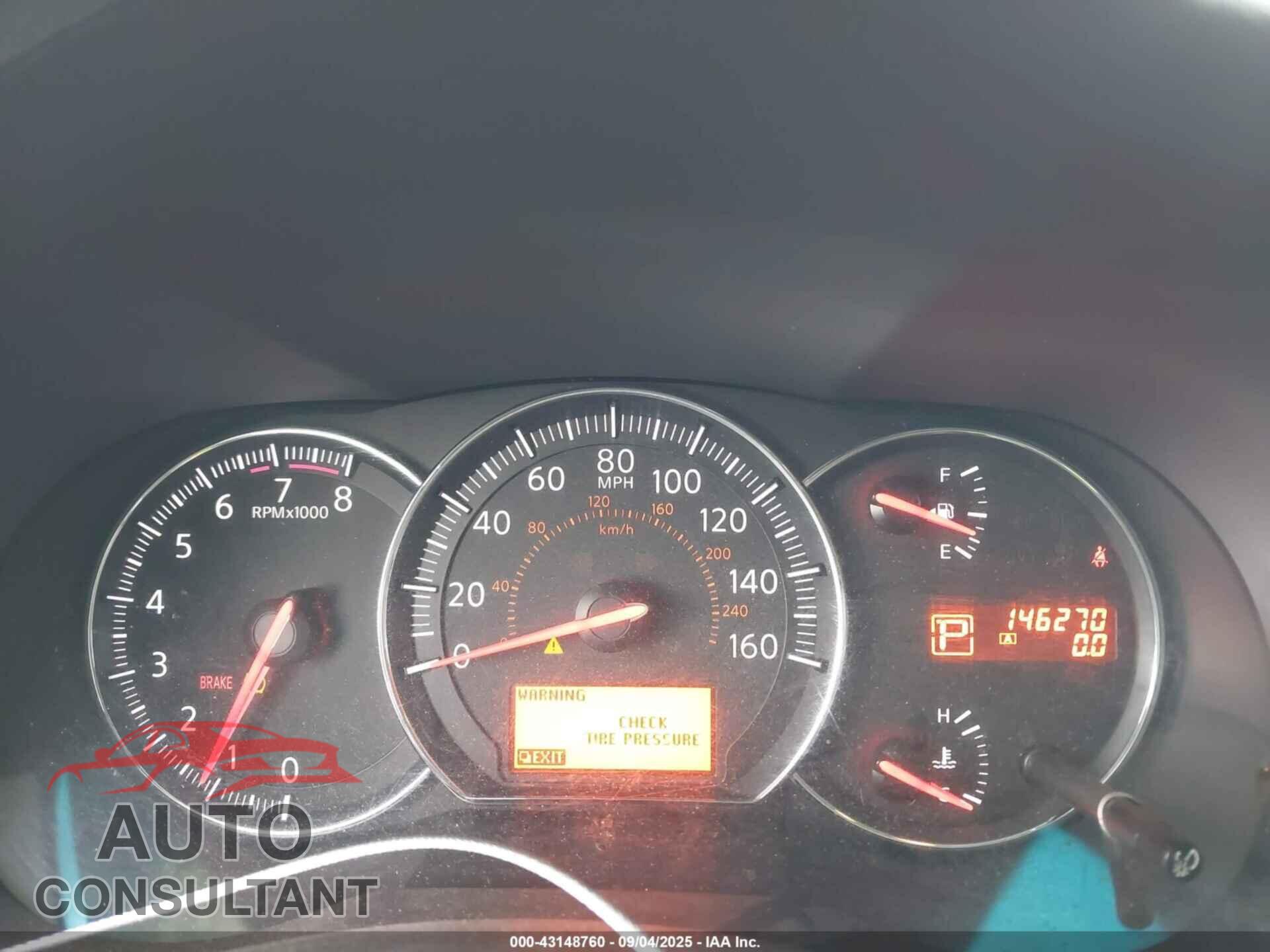 NISSAN MAXIMA 2011 - 1N4AA5APXBC852857