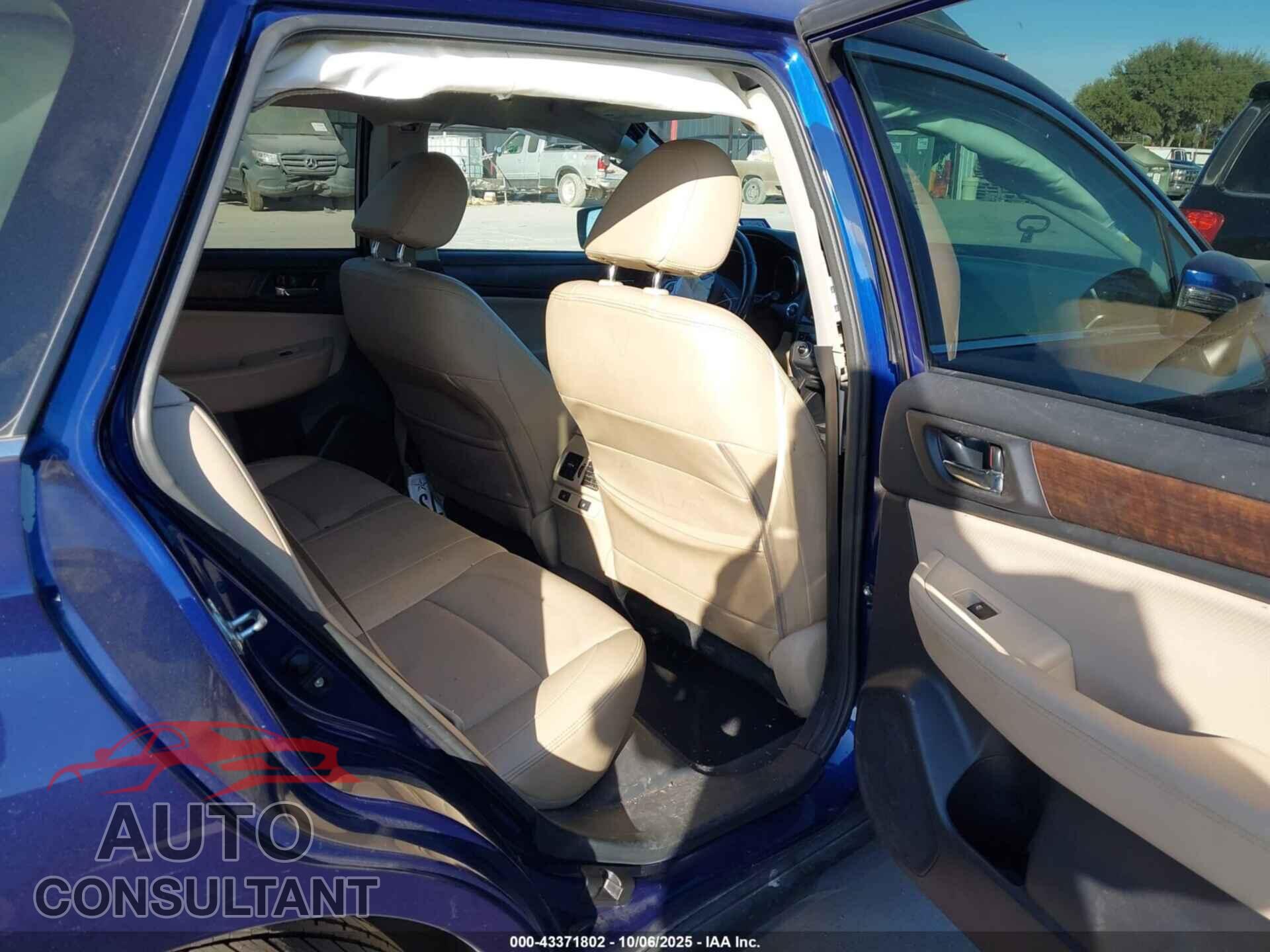 SUBARU OUTBACK 2016 - 4S4BSANC7G3317497