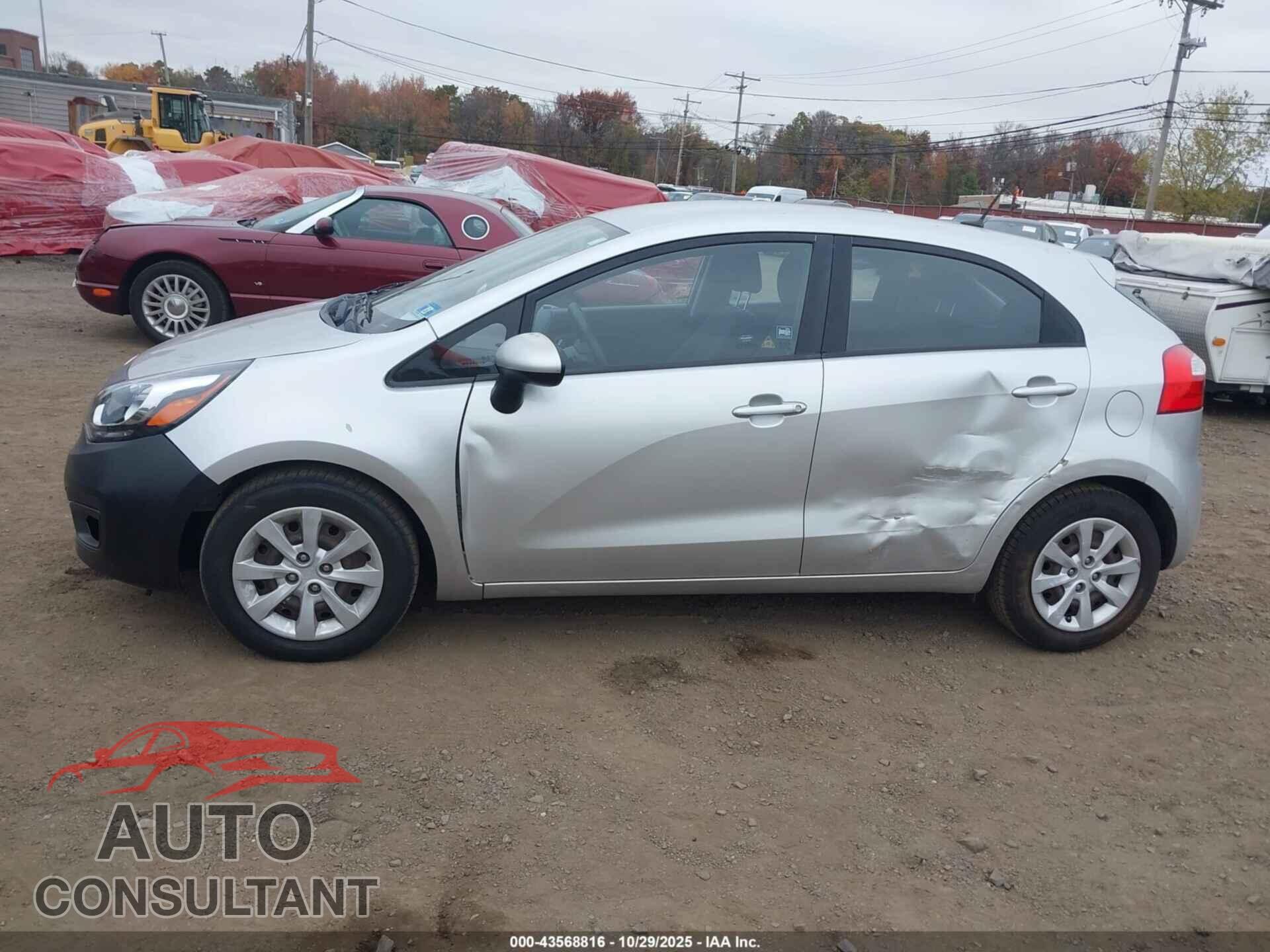 KIA RIO5 2012 - KNADN5A33C6011324