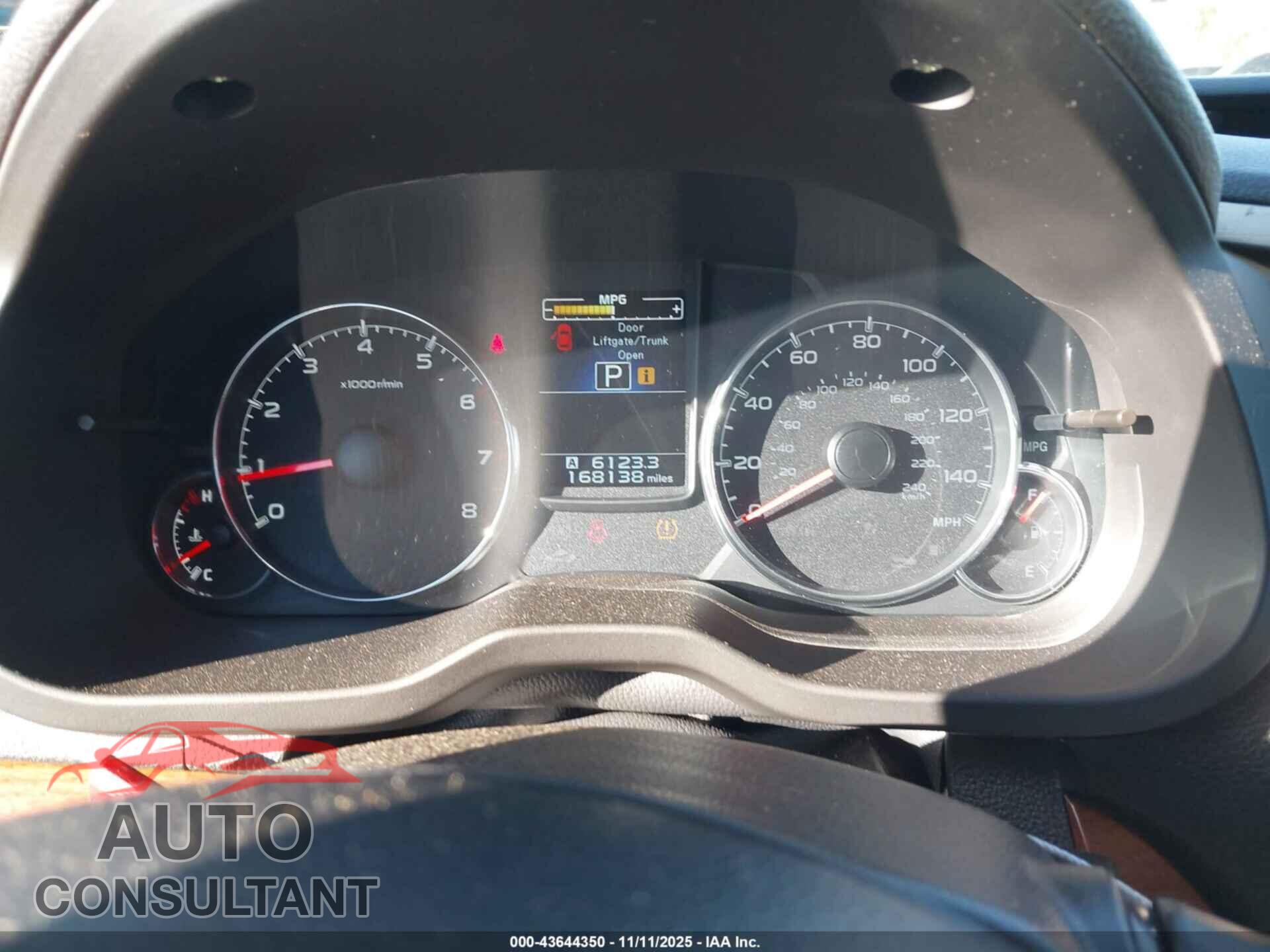 SUBARU OUTBACK 2014 - 4S4BRBLC4E3243859