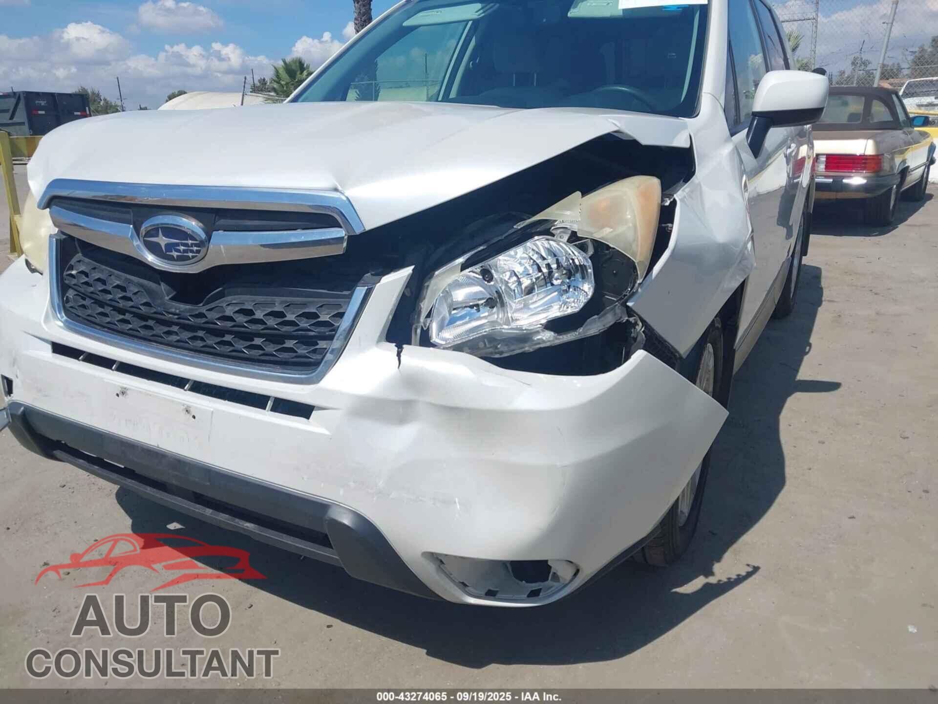 SUBARU FORESTER 2015 - JF2SJADC8FH409729