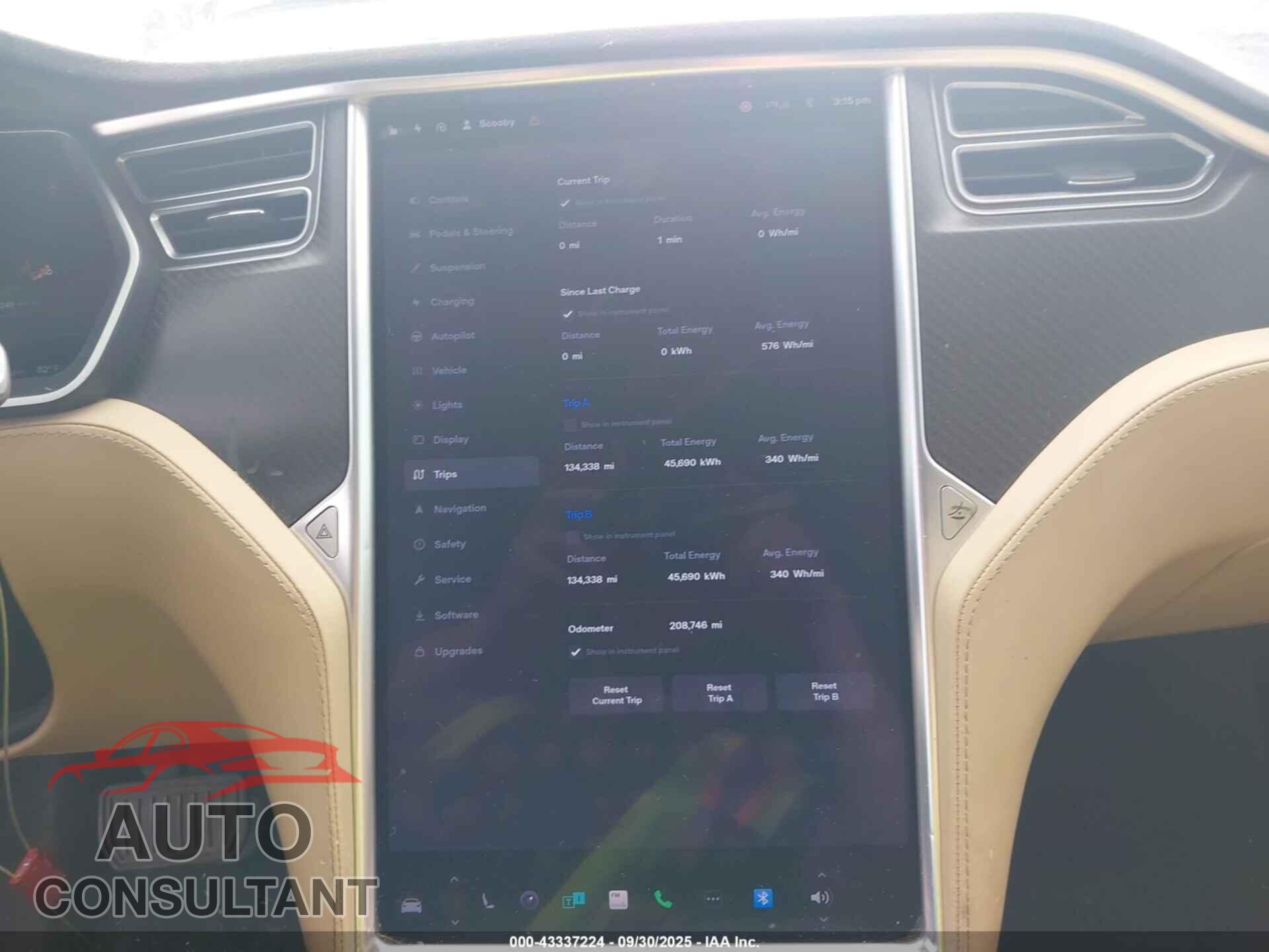 TESLA MODEL S 2017 - 5YJSA1E23HF185115