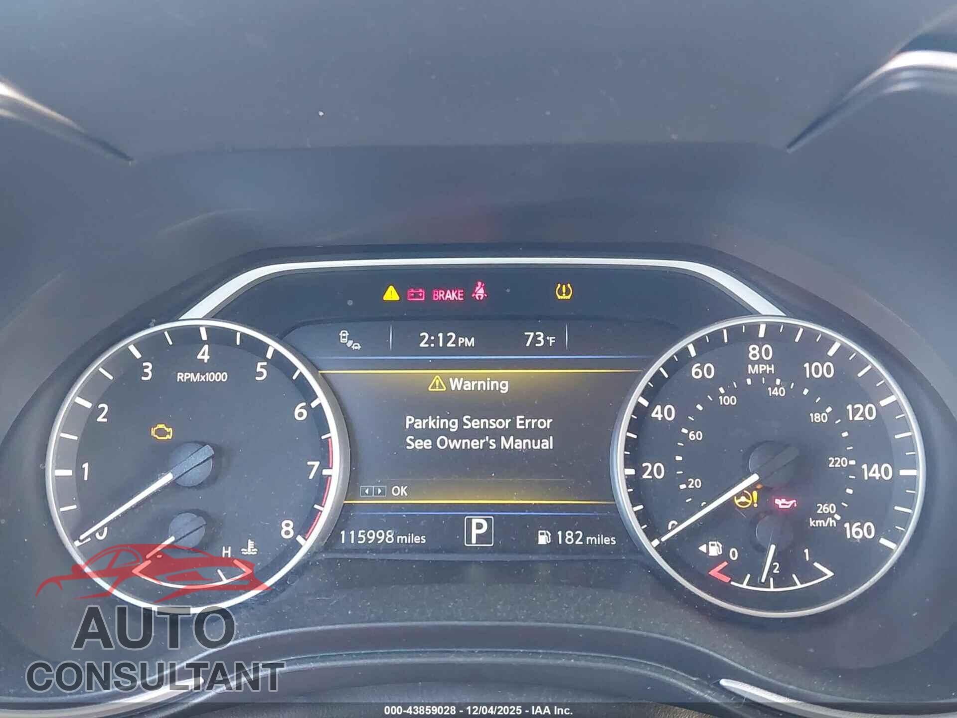 NISSAN MAXIMA 2016 - 1N4AA6AP2GC446830