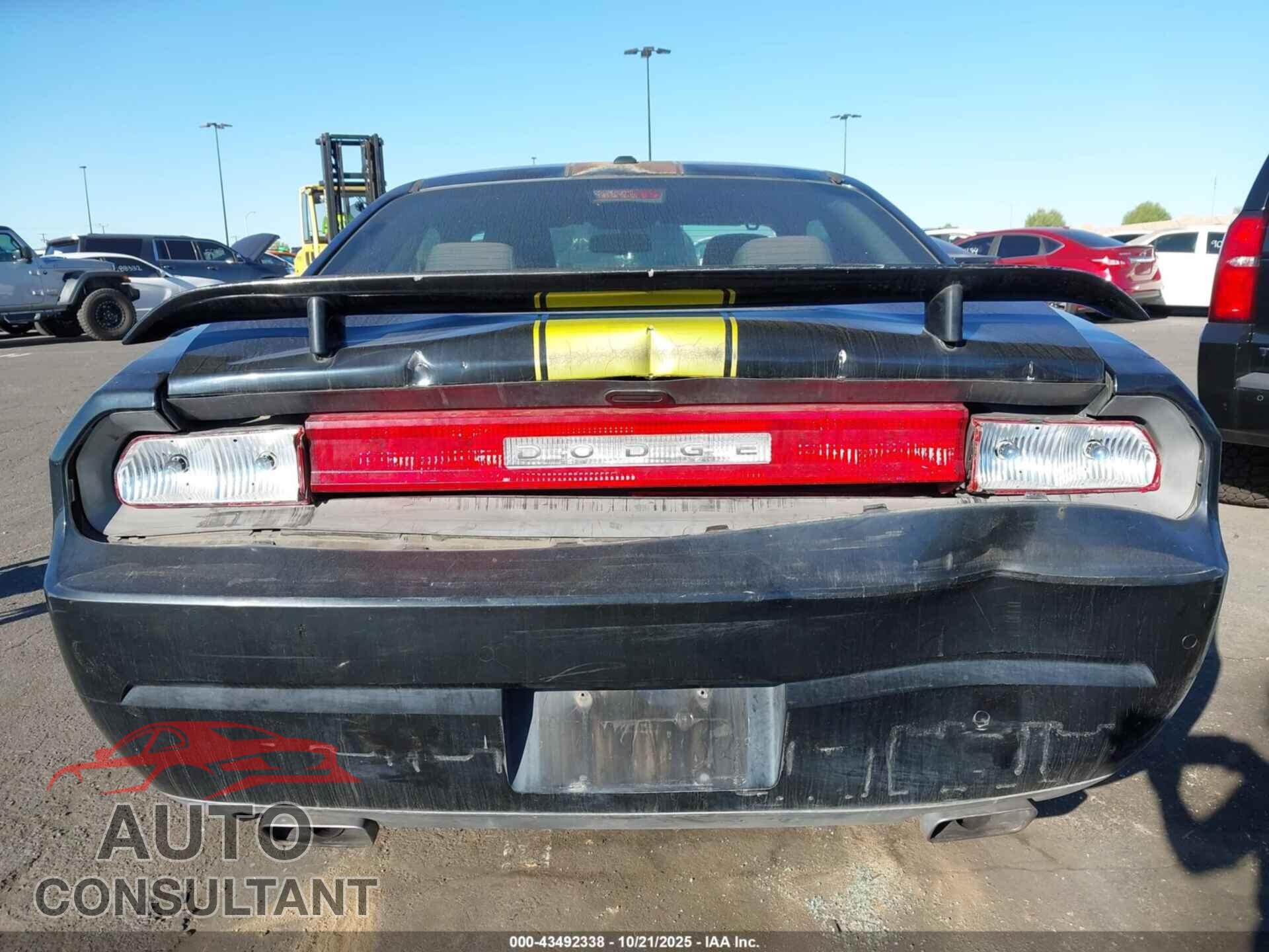 DODGE CHALLENGER 2012 - 2C3CDYAGXCH291591