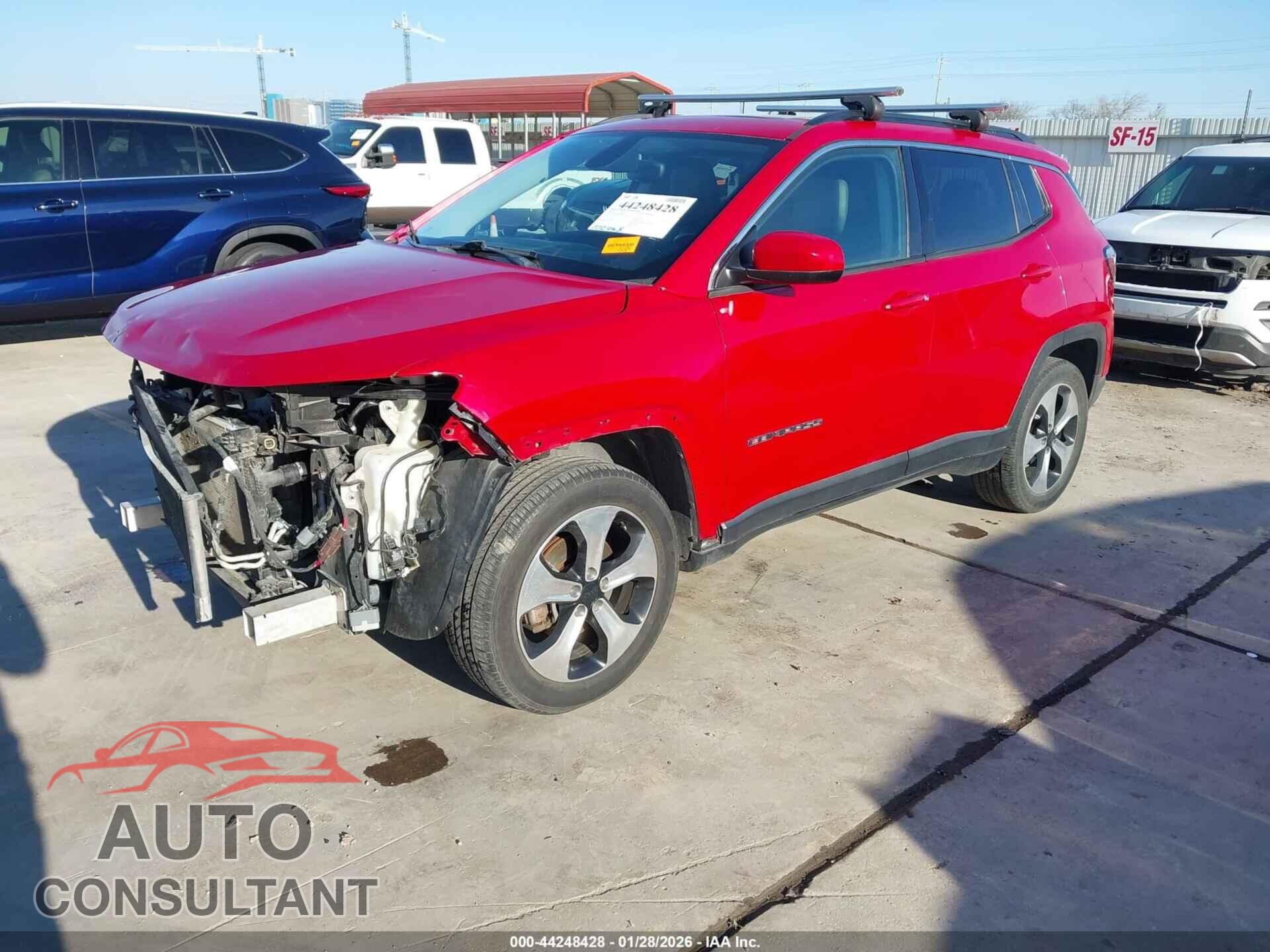 JEEP NEW COMPASS 2017 - 3C4NJDBB3HT681813