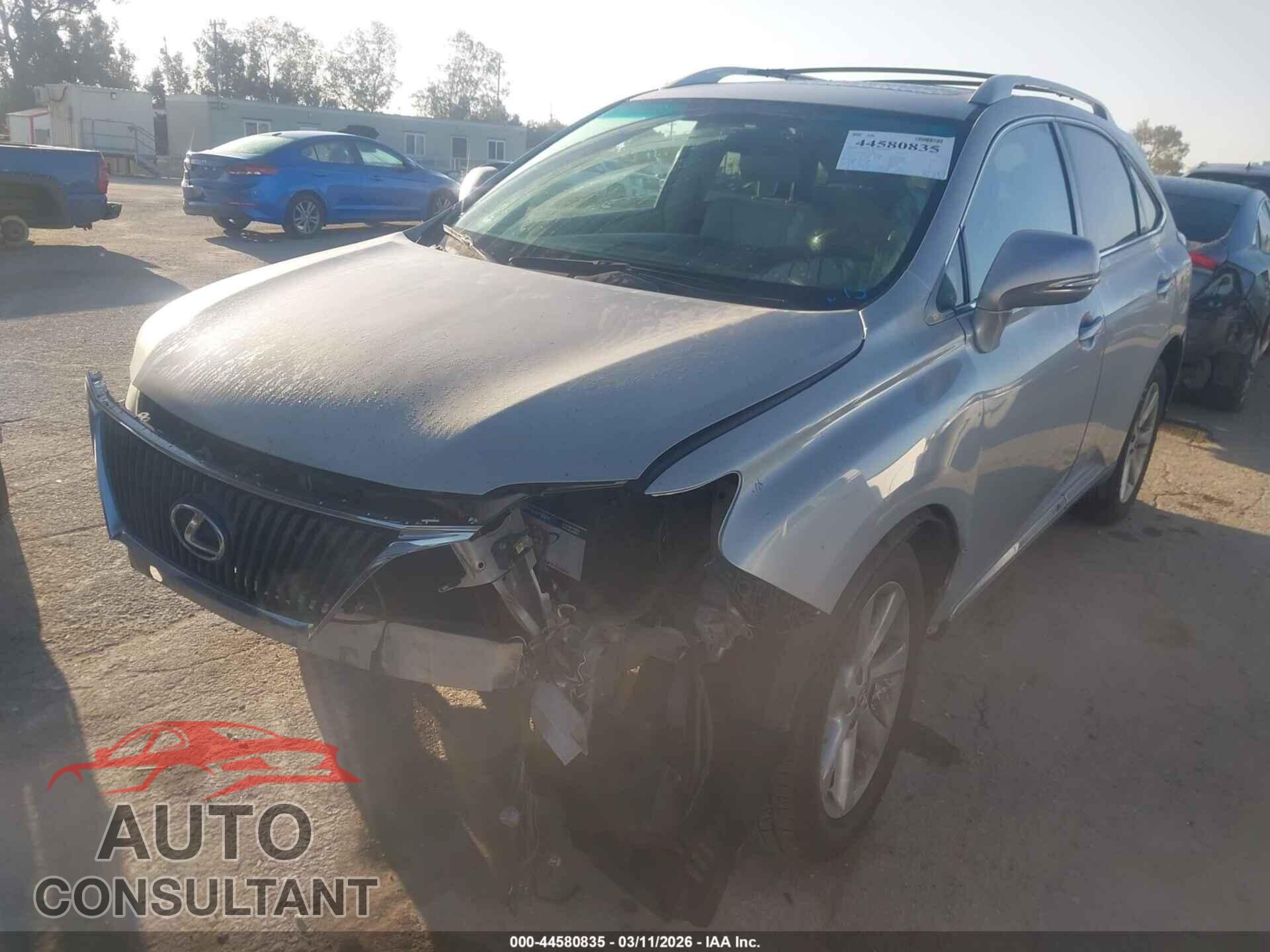LEXUS RX 350 2012 - 2T2ZK1BA0CC065904
