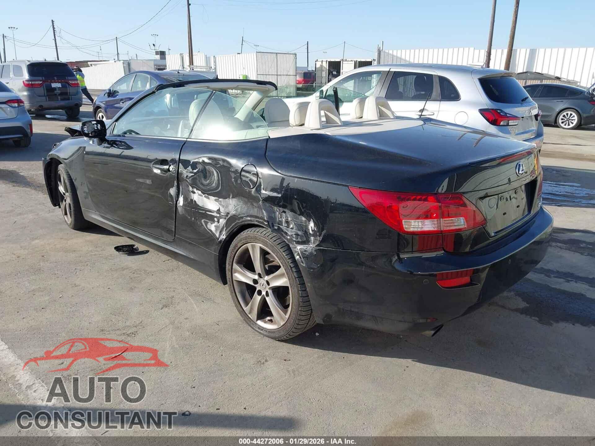 LEXUS IS 250C 2012 - JTHFF2C22C2525988