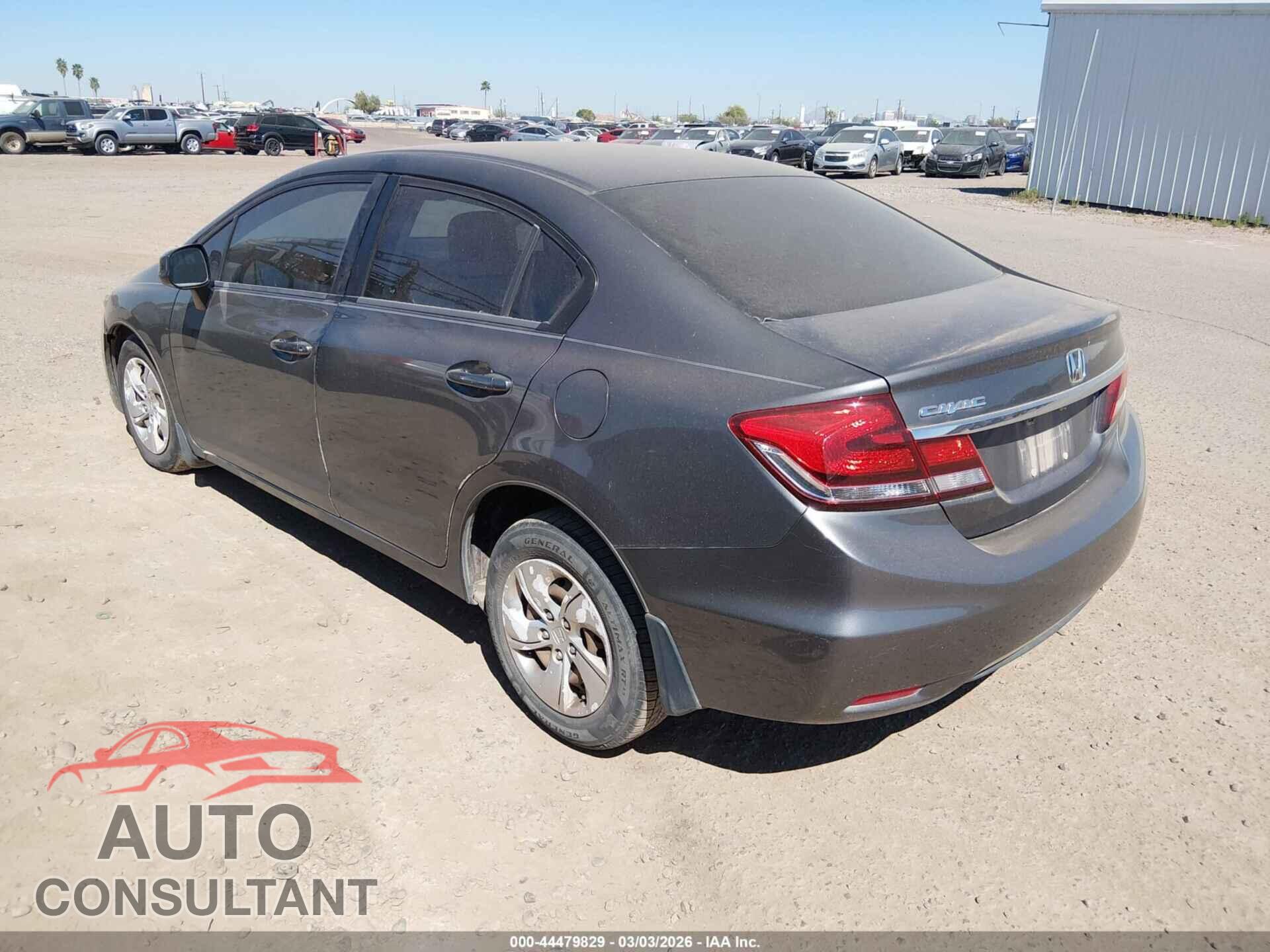 HONDA CIVIC 2013 - 2HGFB2F57DH501716