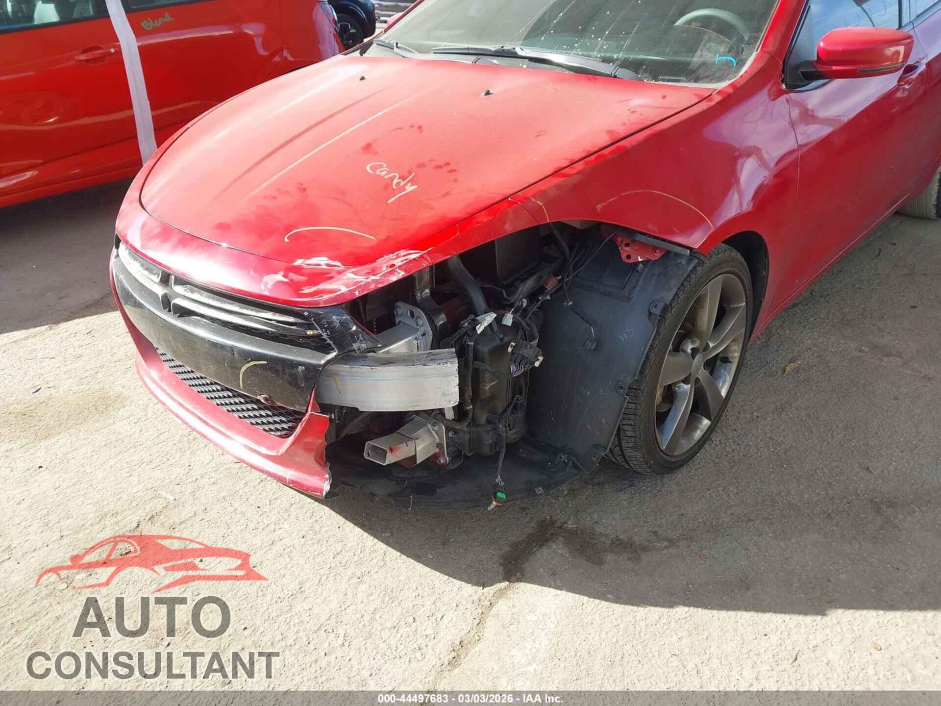 DODGE DART 2014 - 1C3CDFEB7ED919528