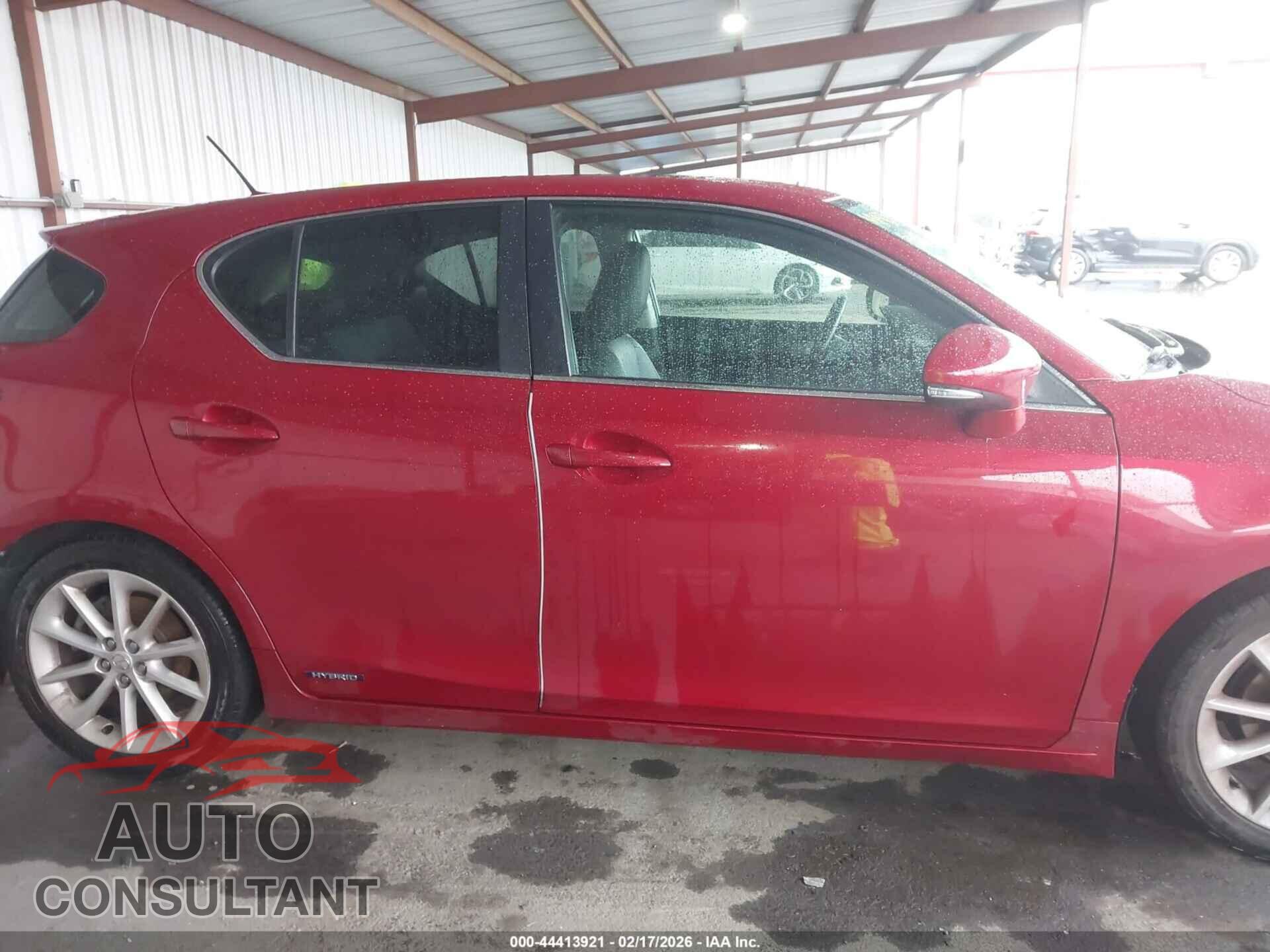 LEXUS CT 200H 2013 - JTHKD5BH9D2155006
