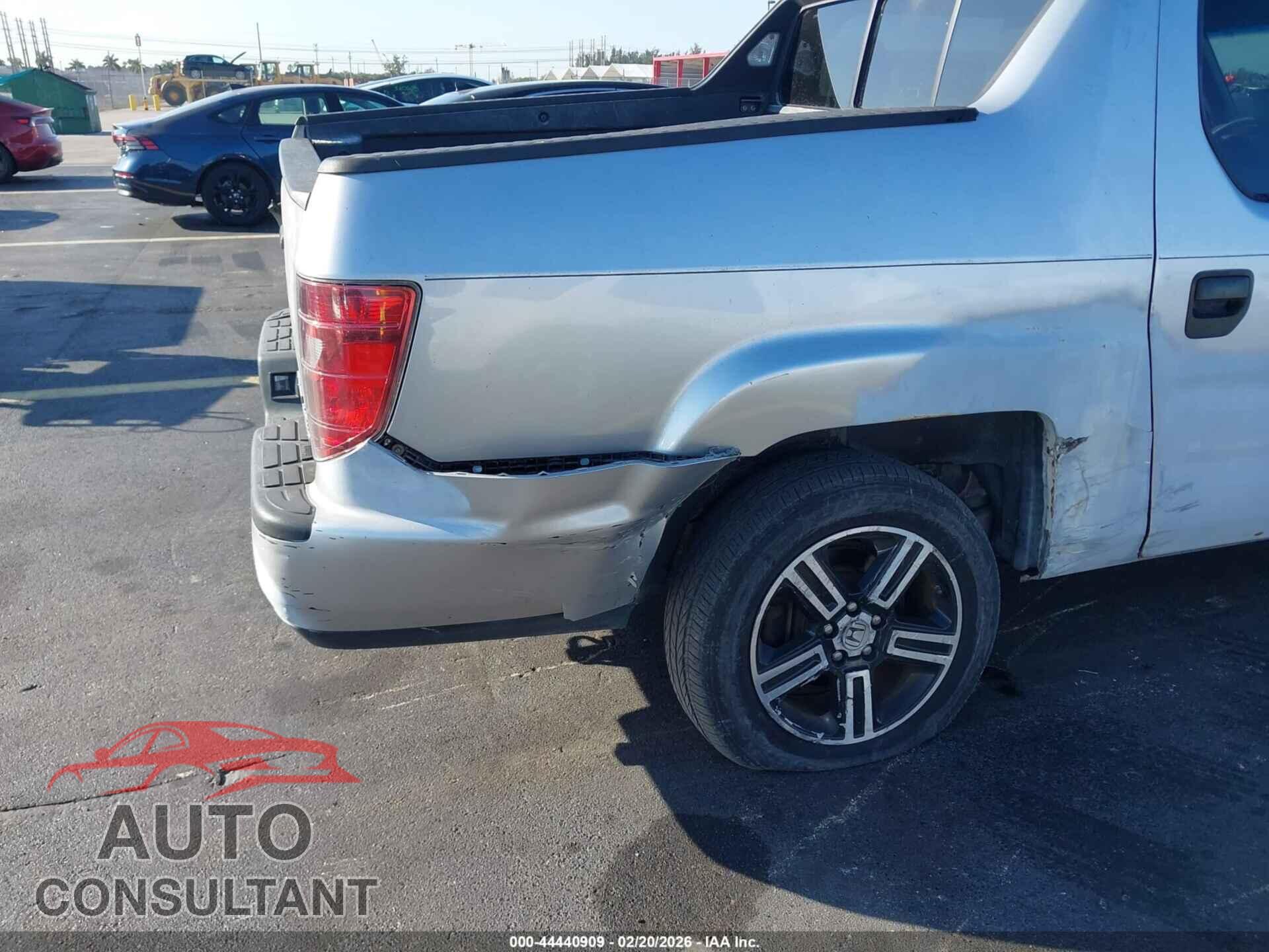 HONDA RIDGELINE 2012 - 5FPYK1F71CB456125