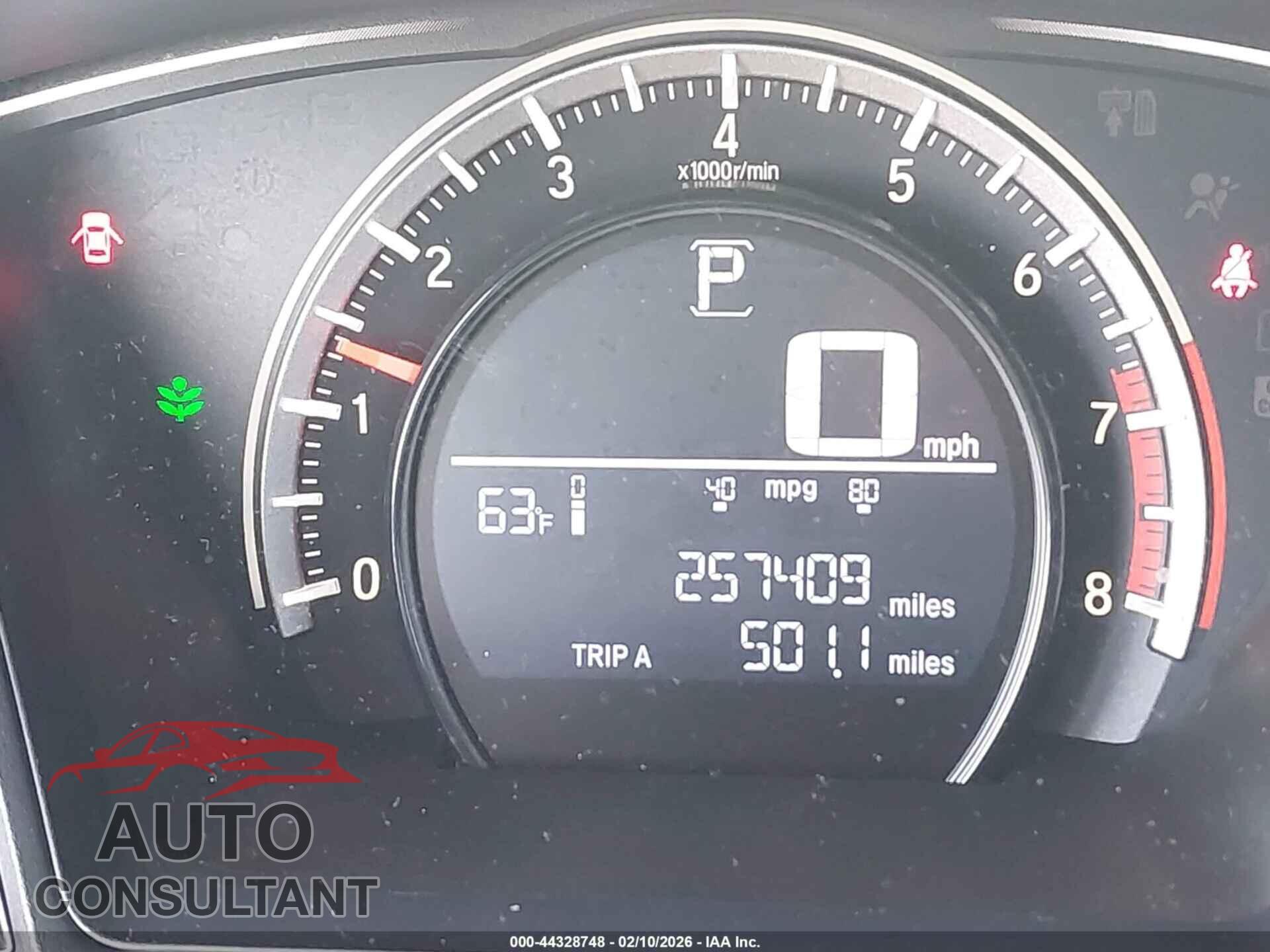 HONDA CIVIC 2016 - 19XFC2F53GE076930