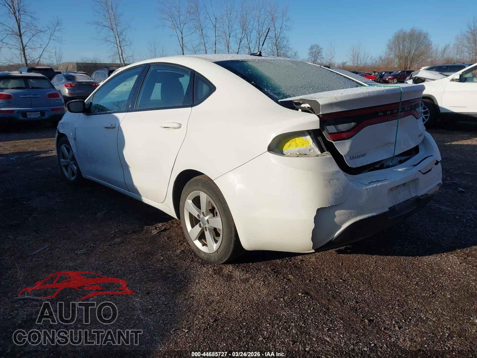 DODGE DART 2015 - 1C3CDFBB9FD112630