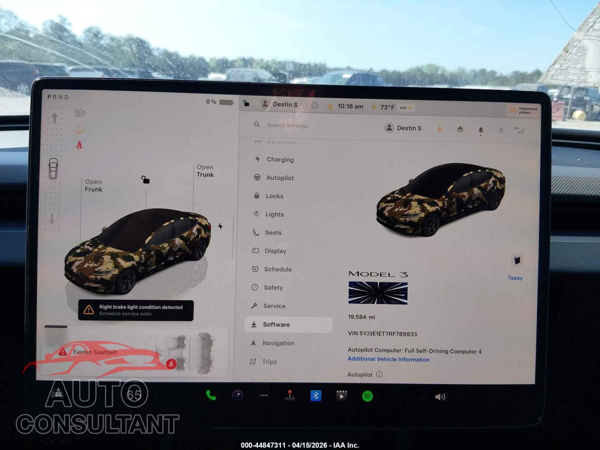 TESLA MODEL 3 2024 - 5YJ3E1ET7RF789933
