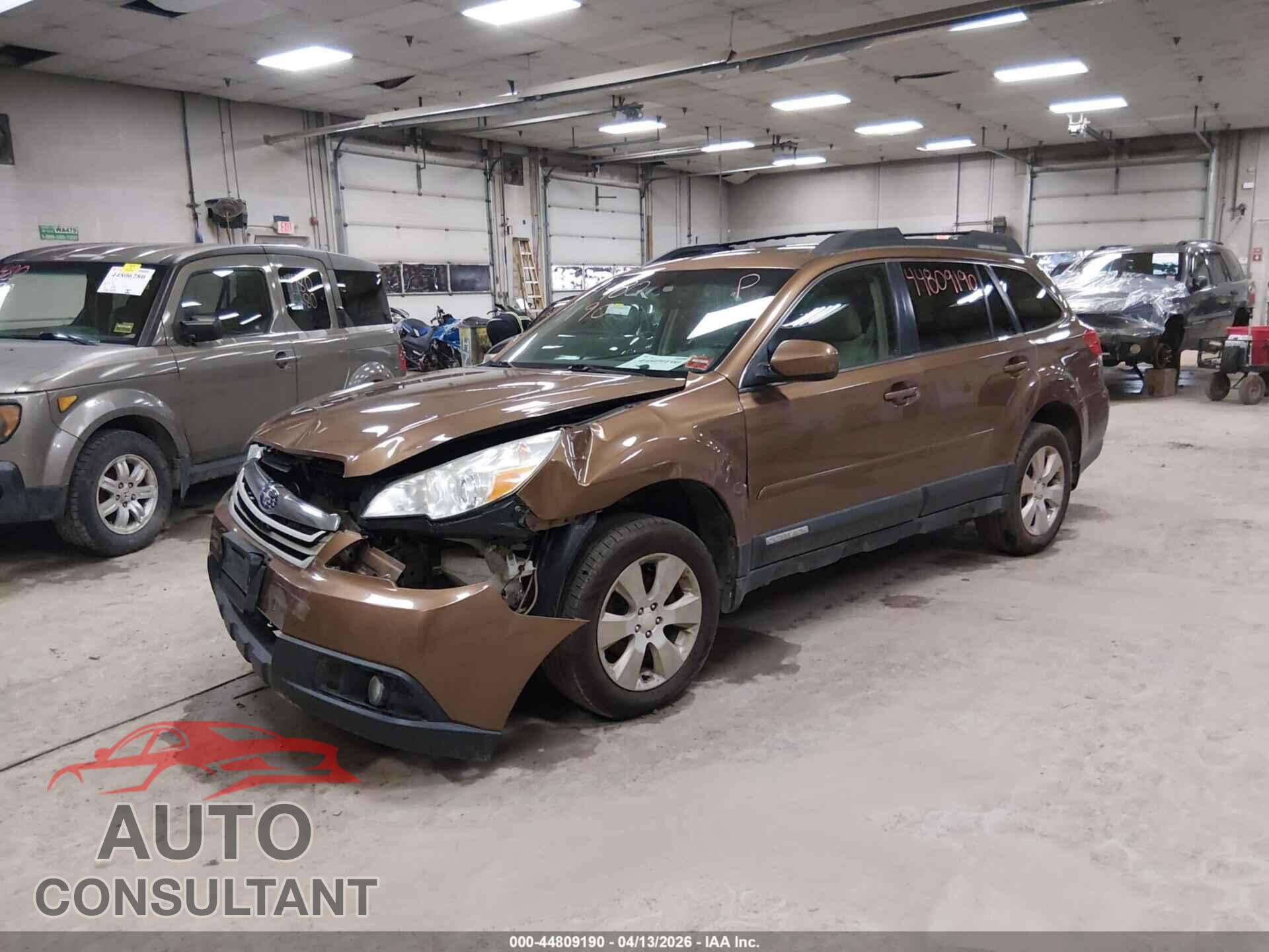 SUBARU OUTBACK 2011 - 4S4BRBGC0B3440422