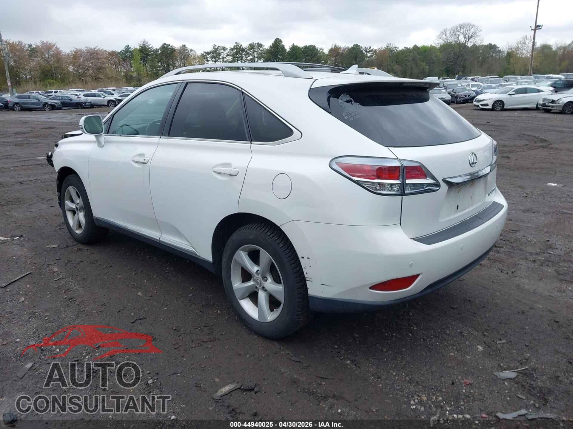 LEXUS RX 350 2013 - 2T2BK1BA0DC224827