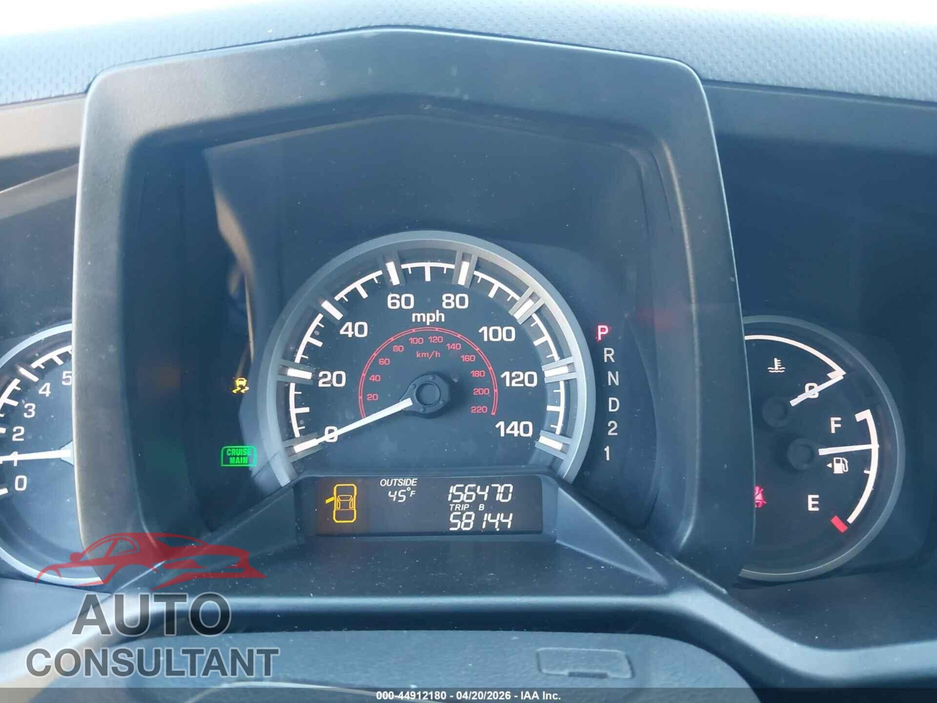 HONDA RIDGELINE 2013 - 5FPYK1F56DB018801