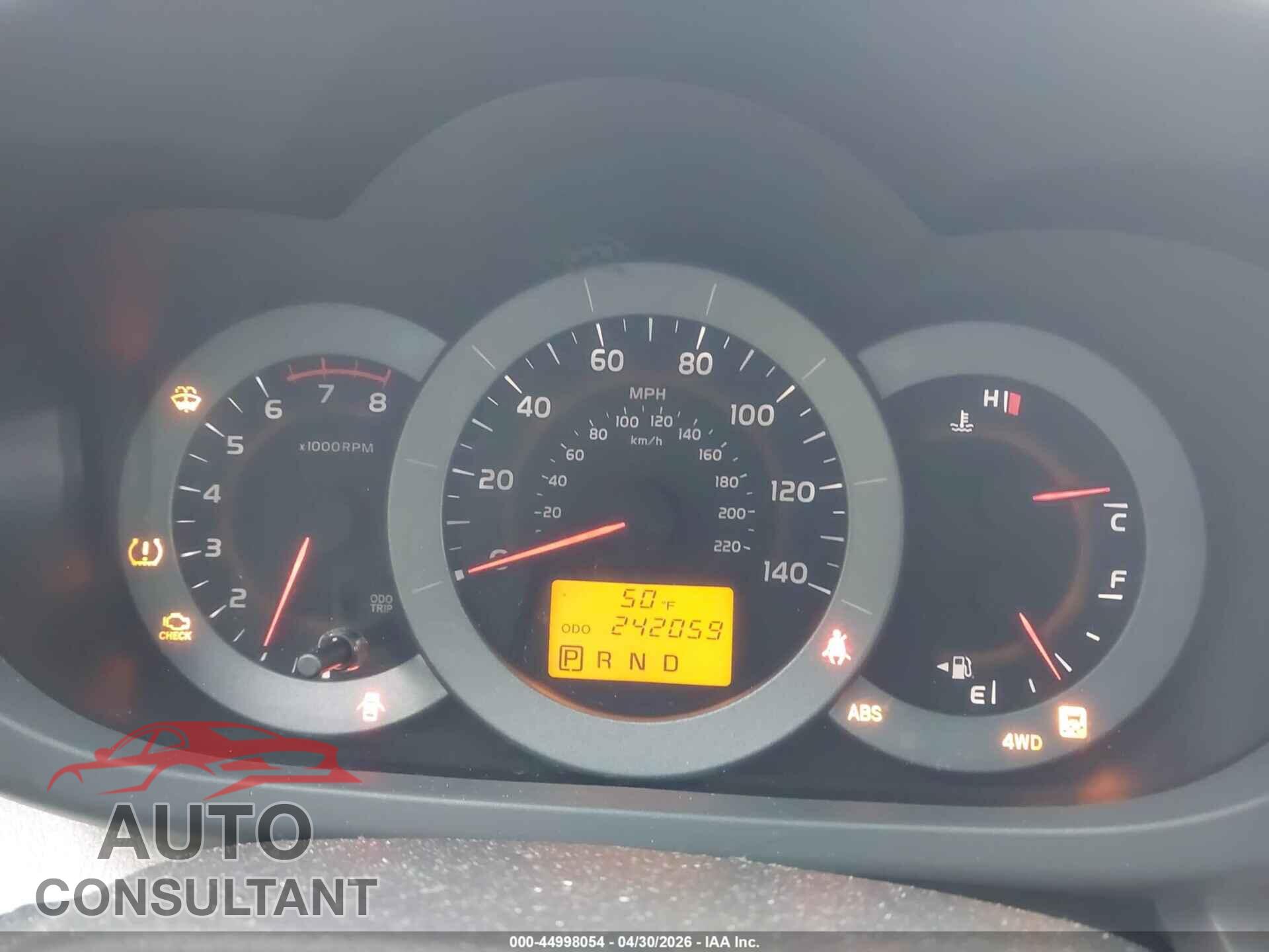 TOYOTA RAV4 2010 - 2T3BF4DV2AW067717
