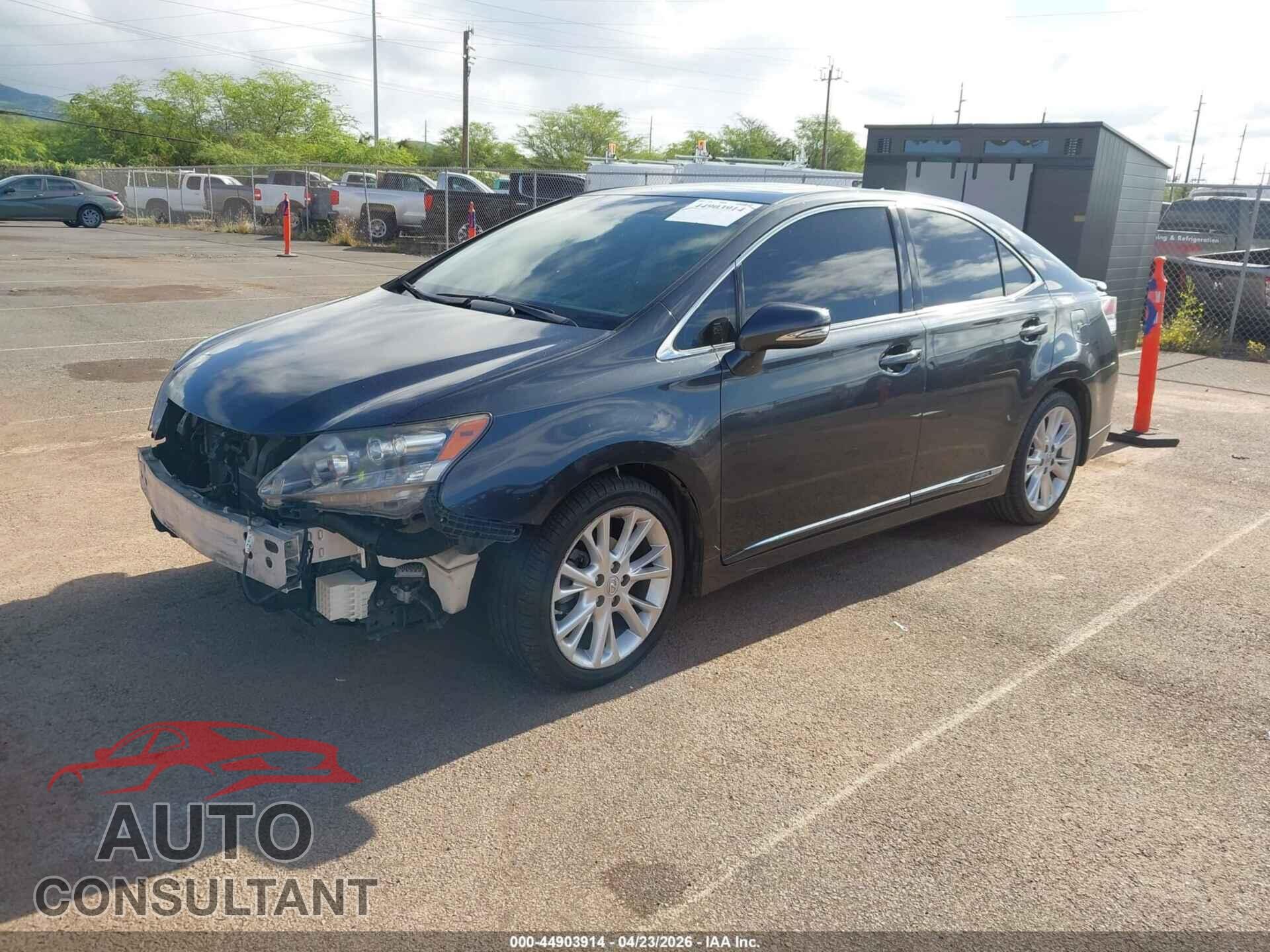 LEXUS HS 250H 2010 - JTHBB1BA3A2018463