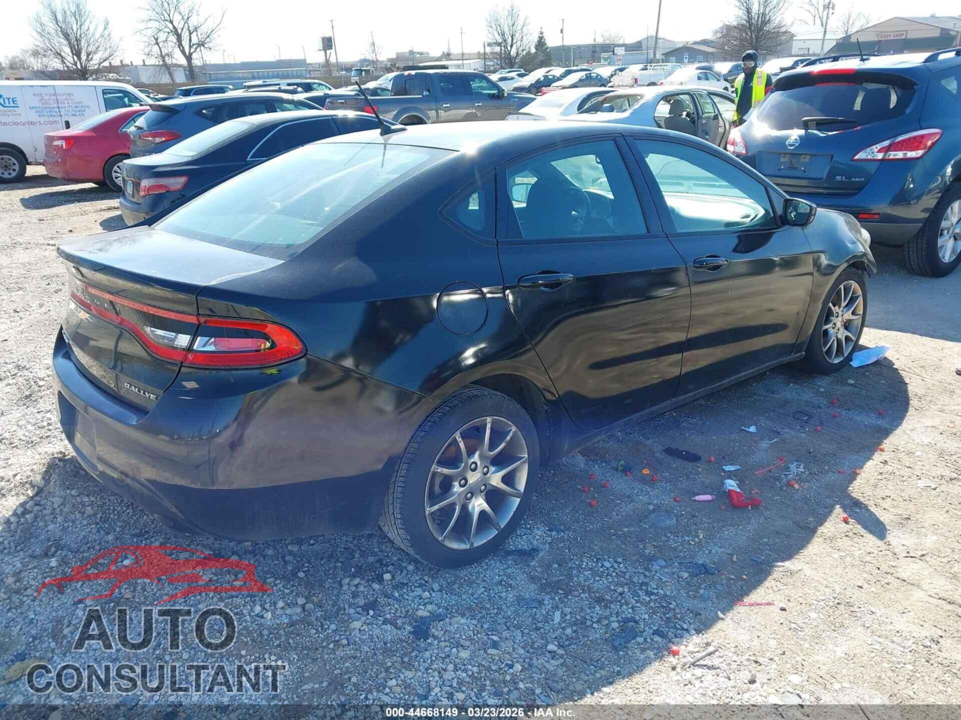 DODGE DART 2015 - 1C3CDFBB7FD166511