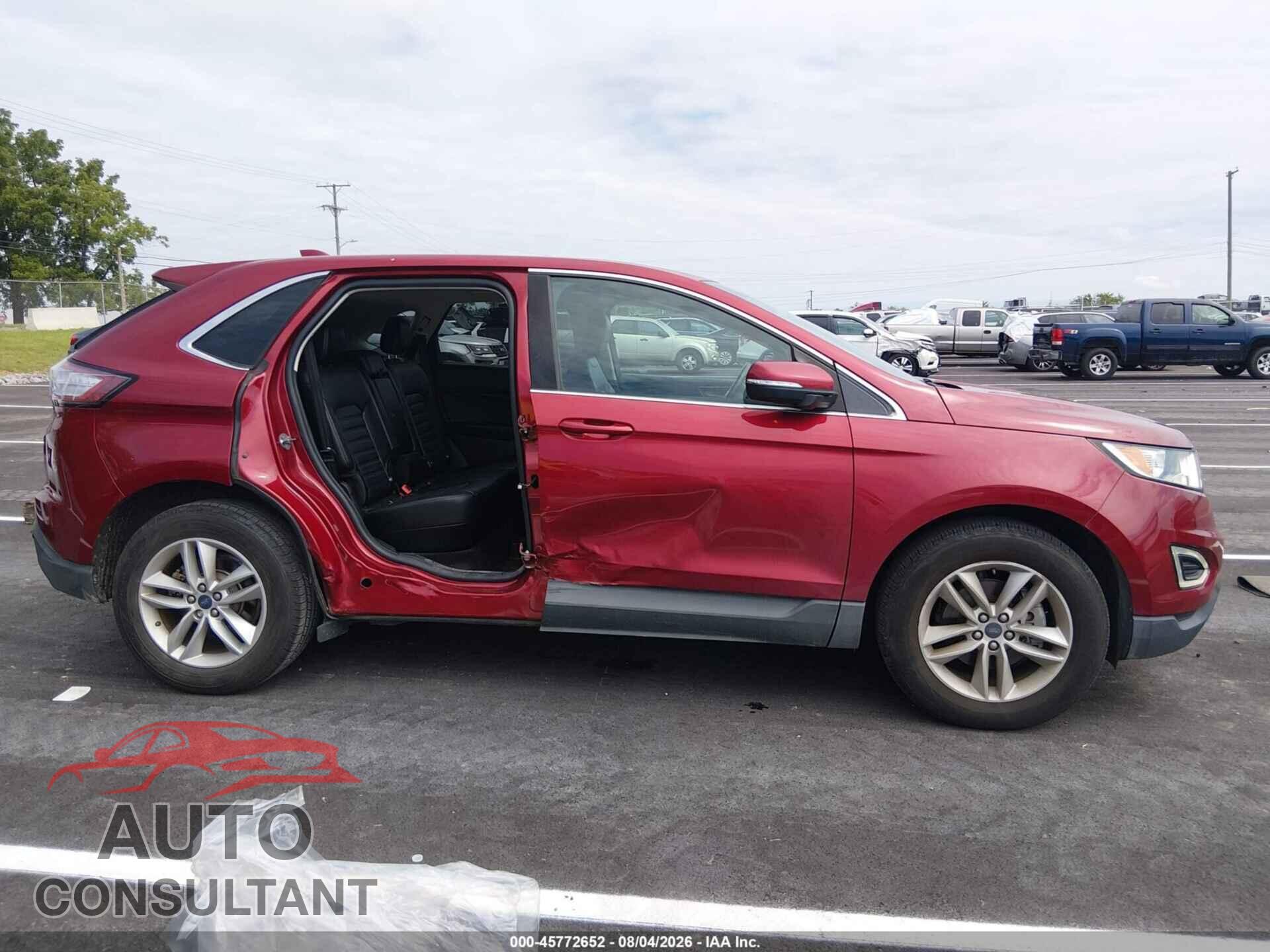 FORD EDGE 2015 - 2FMTK3J80FBB30456