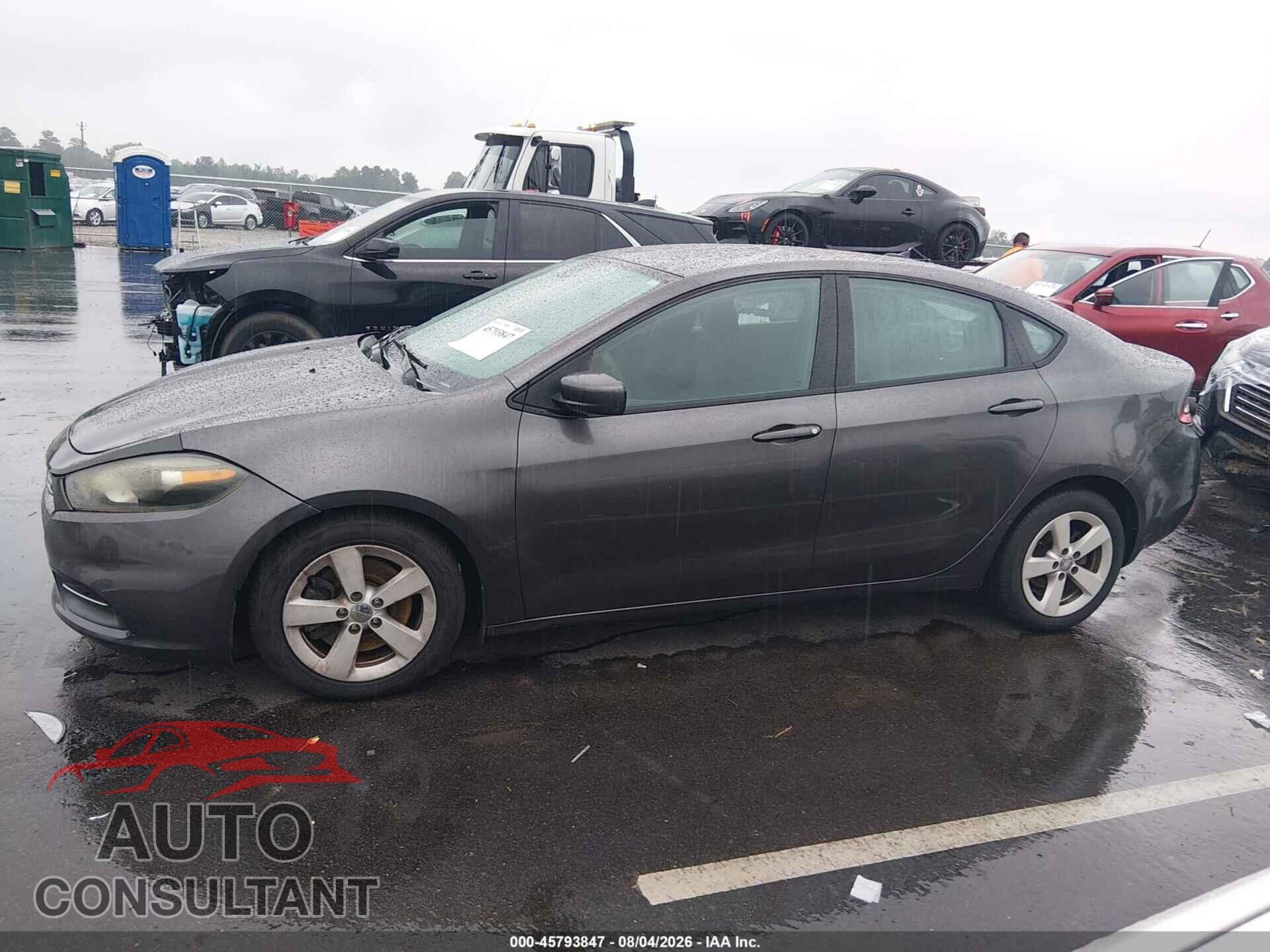 DODGE DART 2015 - 1C3CDFBB3FD336685