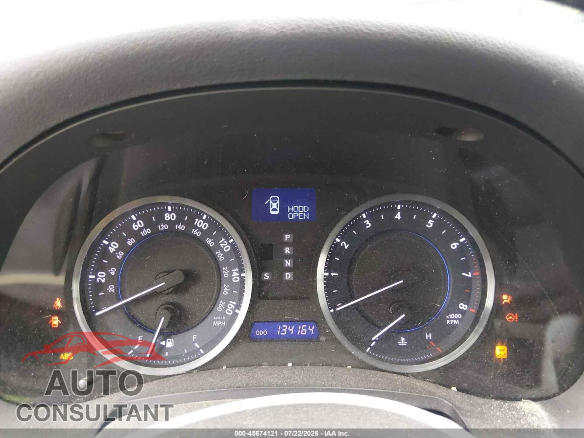 LEXUS IS 250 2011 - JTHCF5C24B5046408
