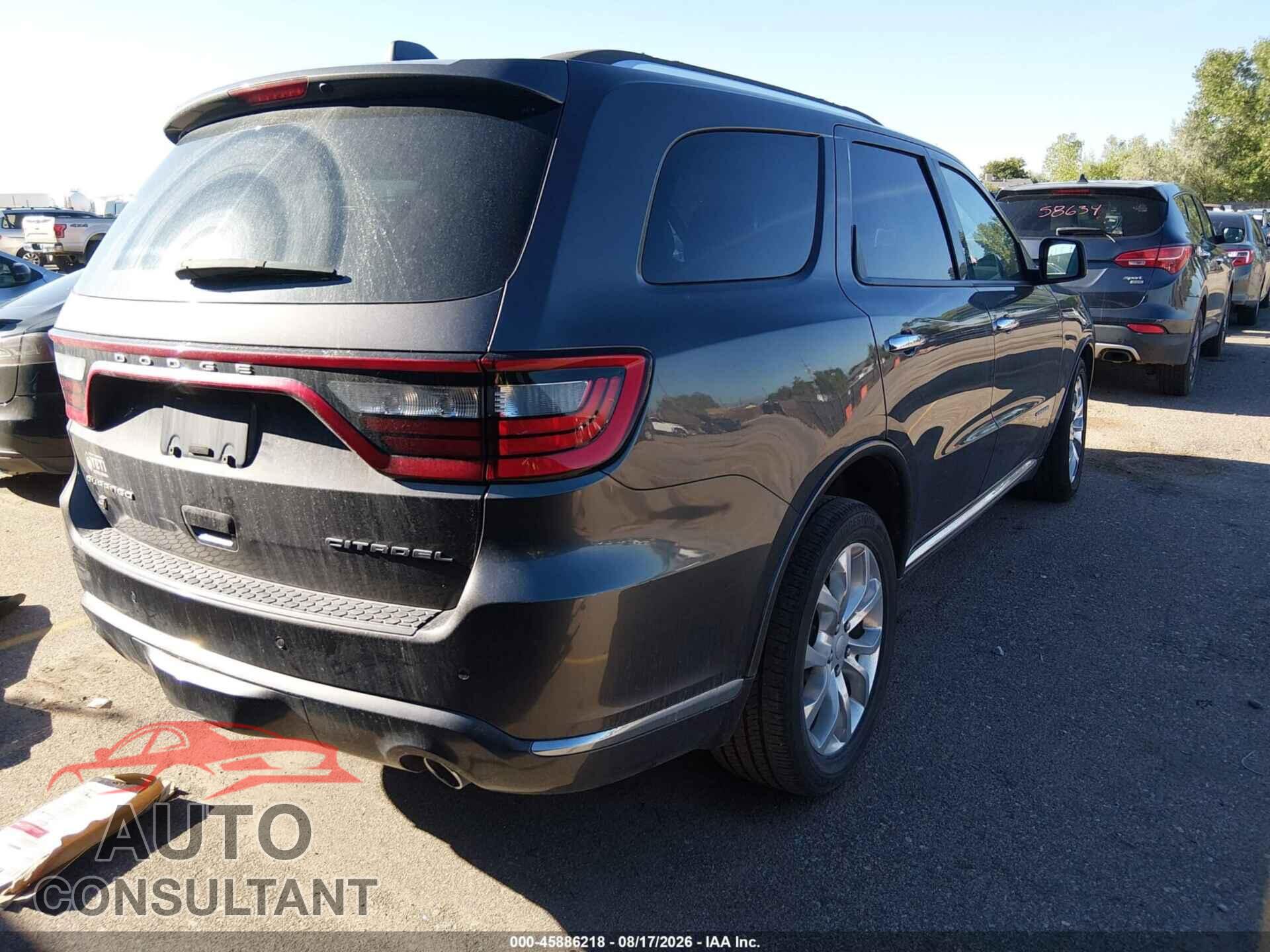 DODGE DURANGO 2018 - 1C4RDJEGXJC486579