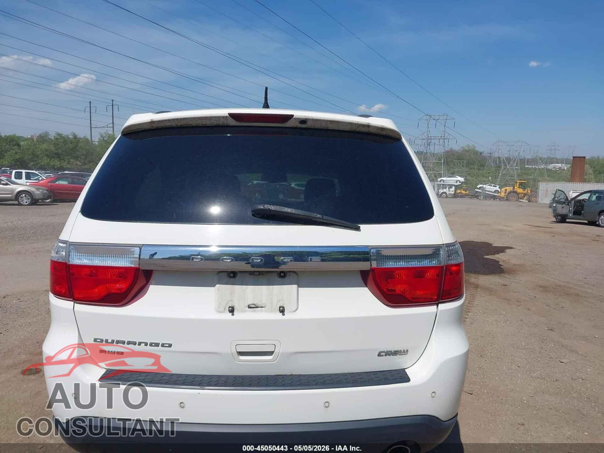DODGE DURANGO 2012 - 1C4RDJDG7CC212972