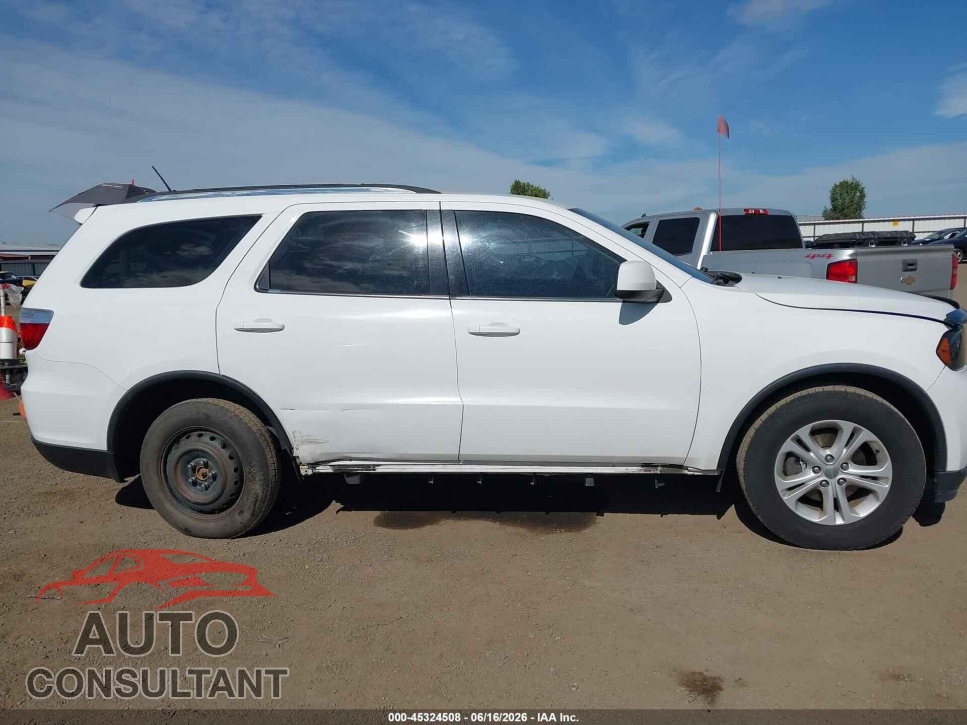DODGE DURANGO 2013 - 1C4RDJAG4DC512426