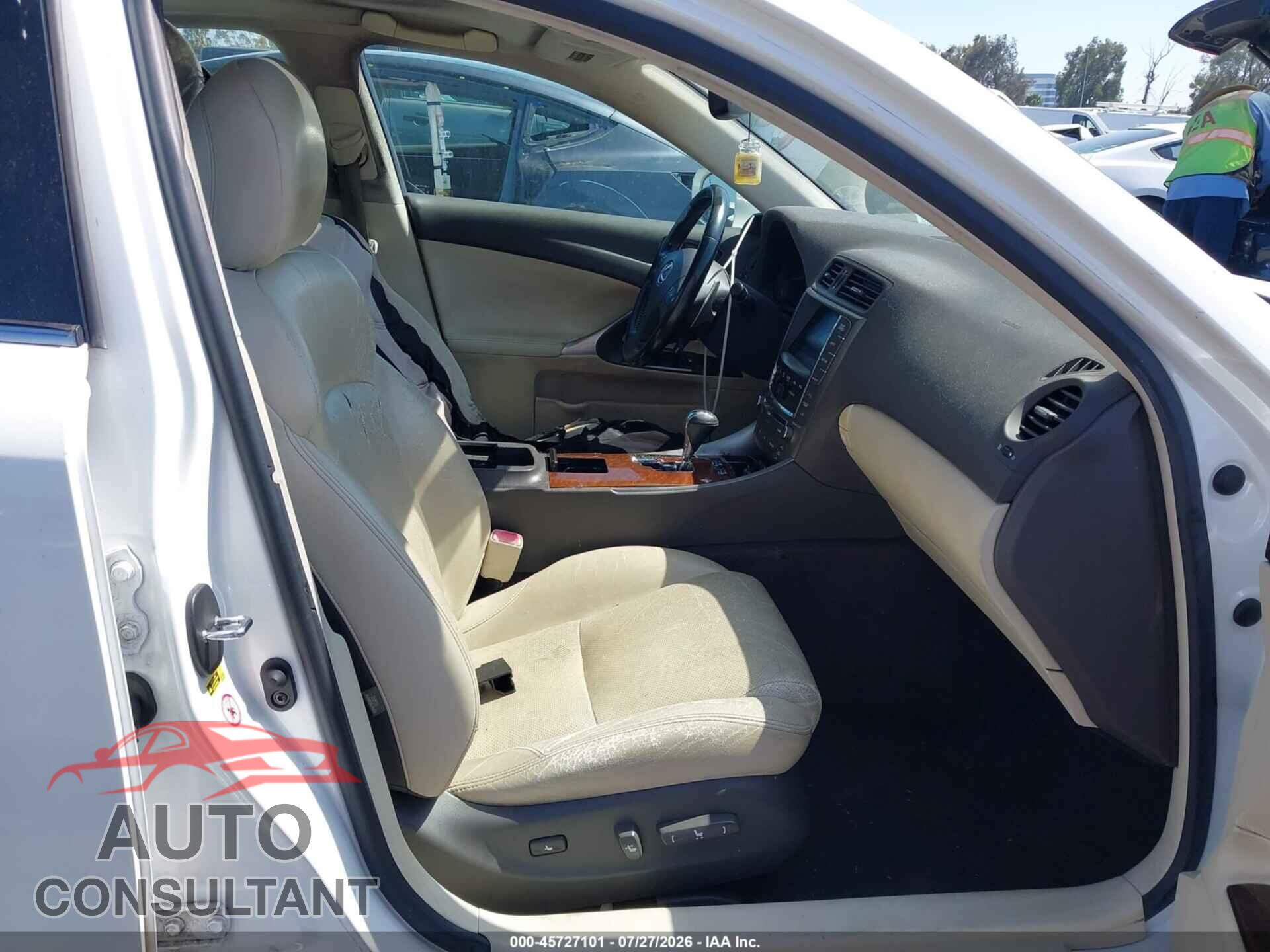 LEXUS IS 250 2010 - JTHBF5C25A2096276